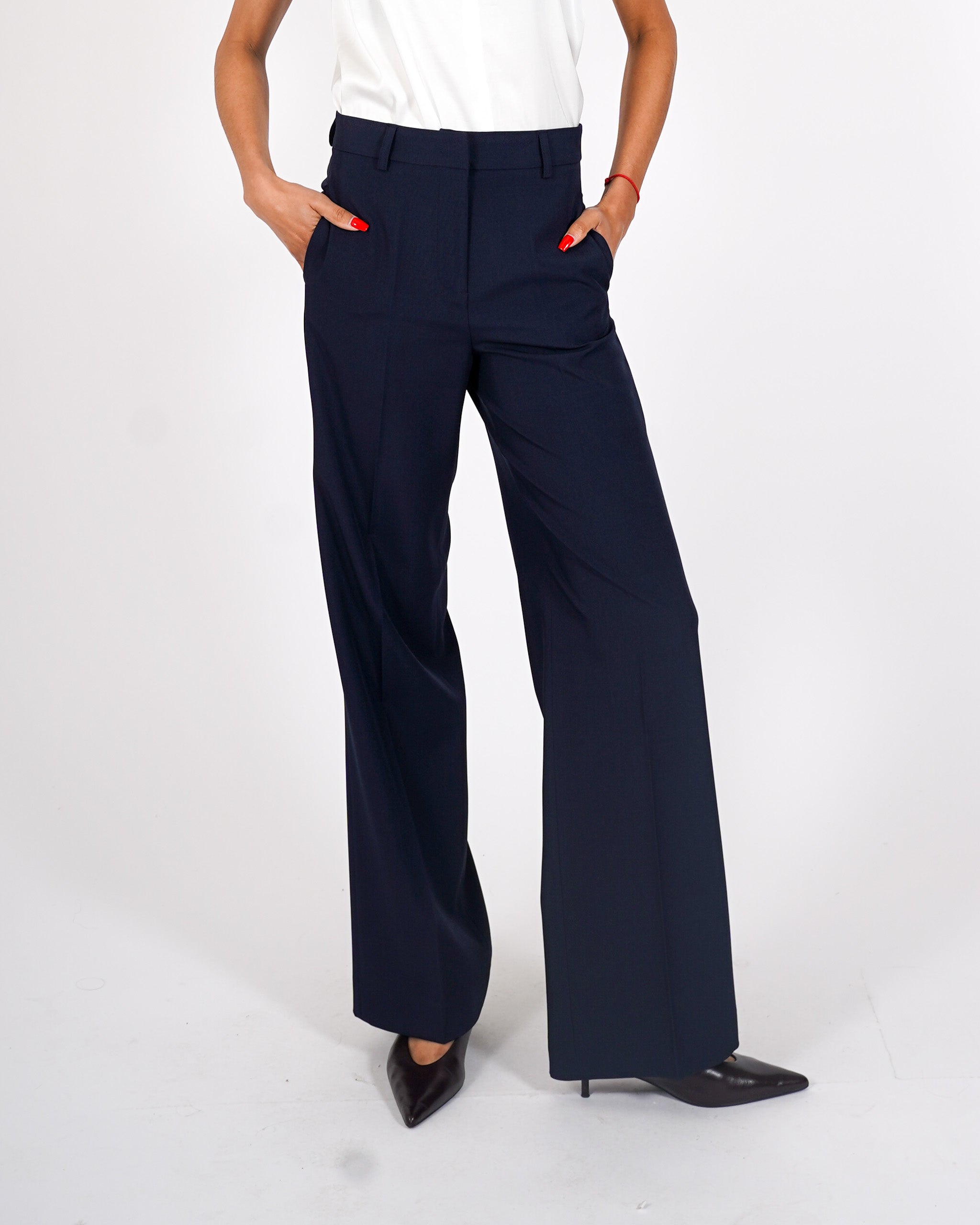 Pantaloni regular fit in ecofibra - Giovanna