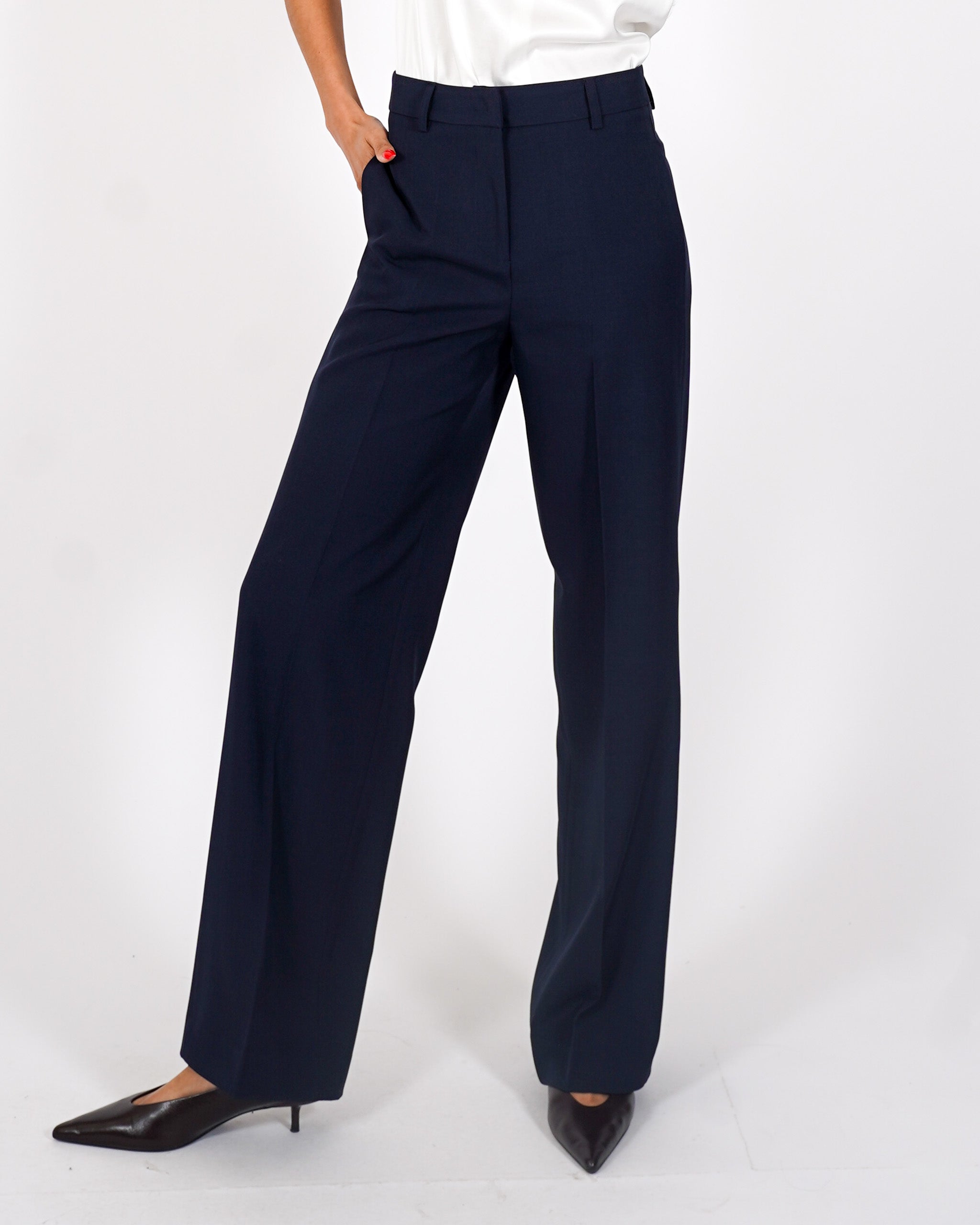 Pantaloni regular fit in ecofibra - Giovanna