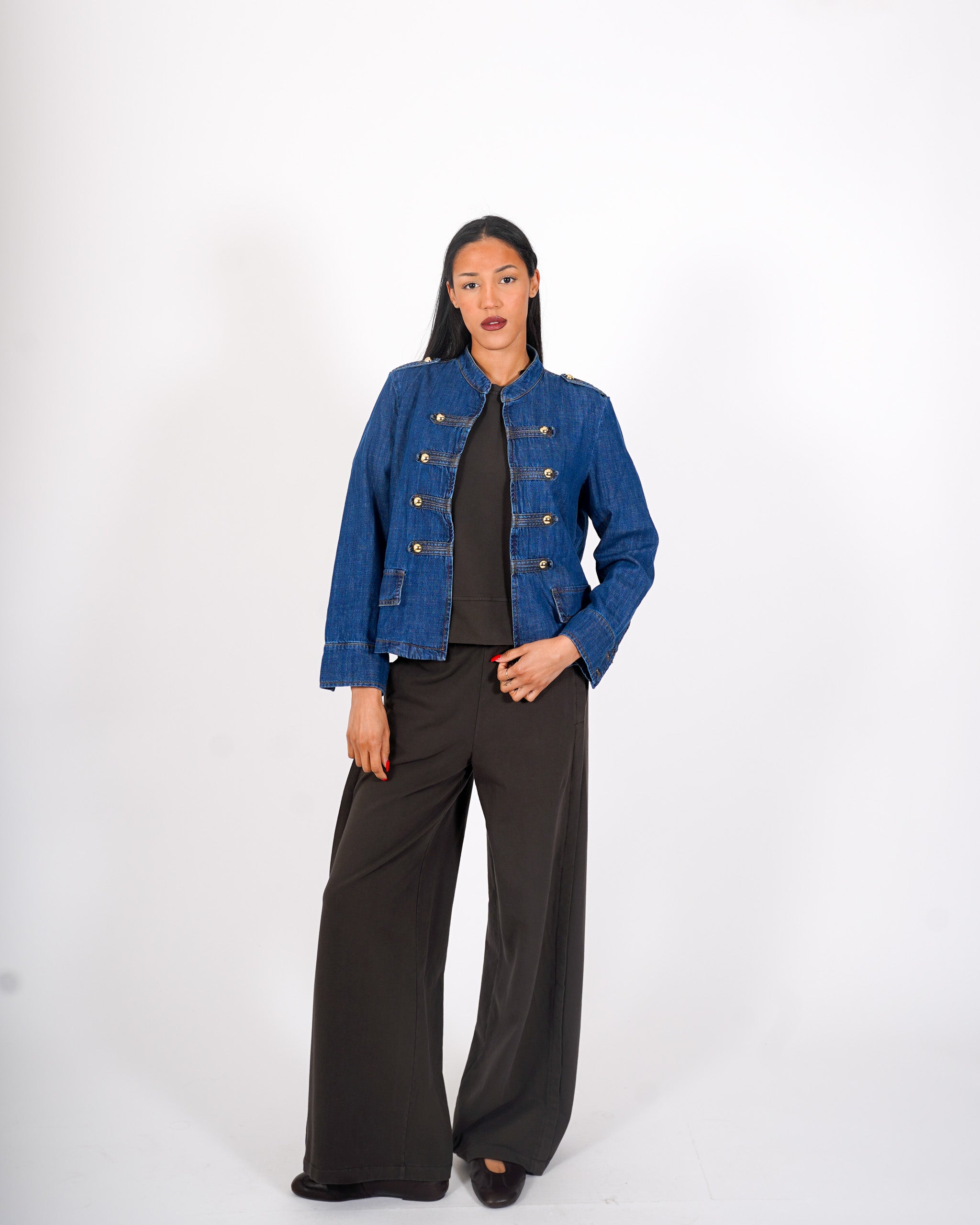 Giacca napoleon in denim - Panarea