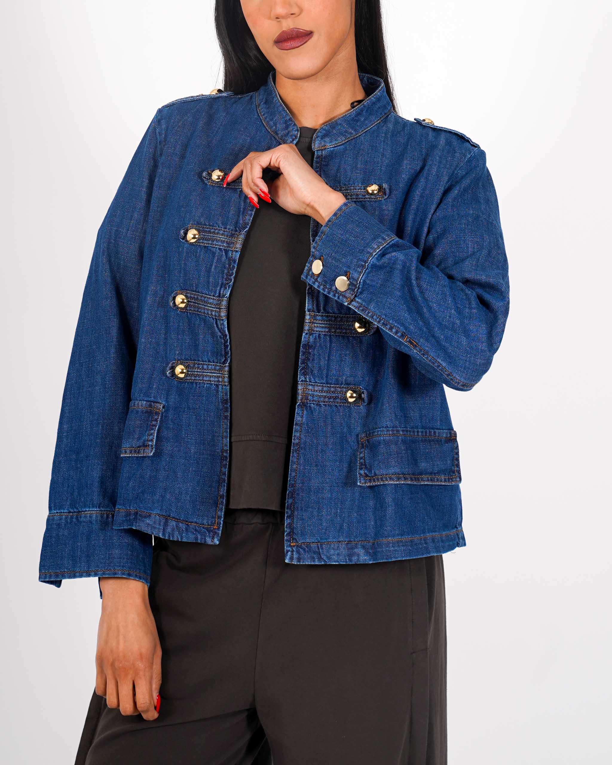 Giacca napoleon in denim - Panarea