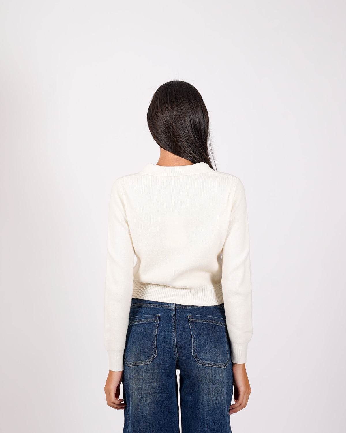 Cardigan in maglia con bottoni tono su tono - Miglio