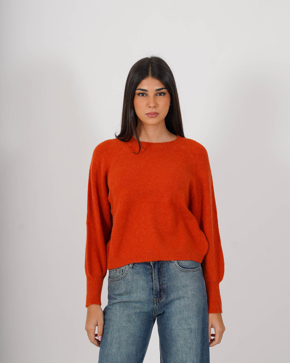Maglia girocollo in mano mohair - Bisaccia