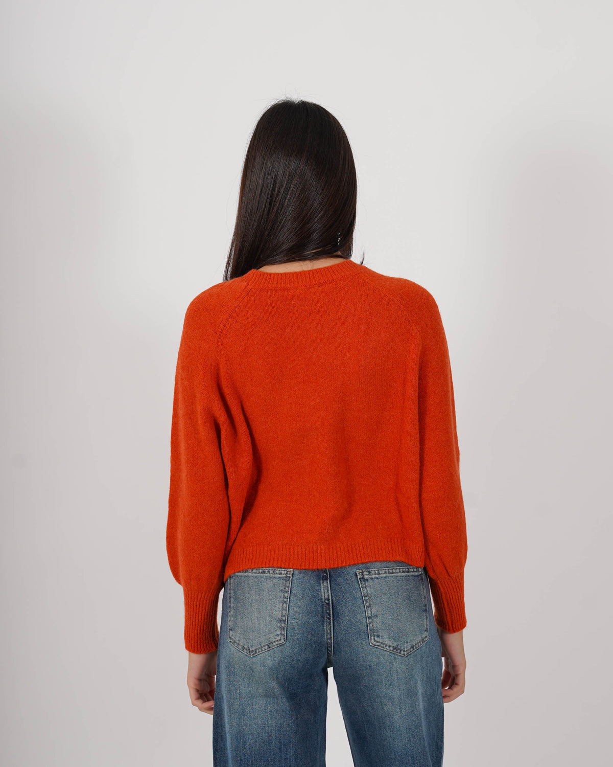 Maglia girocollo in mano mohair - Bisaccia