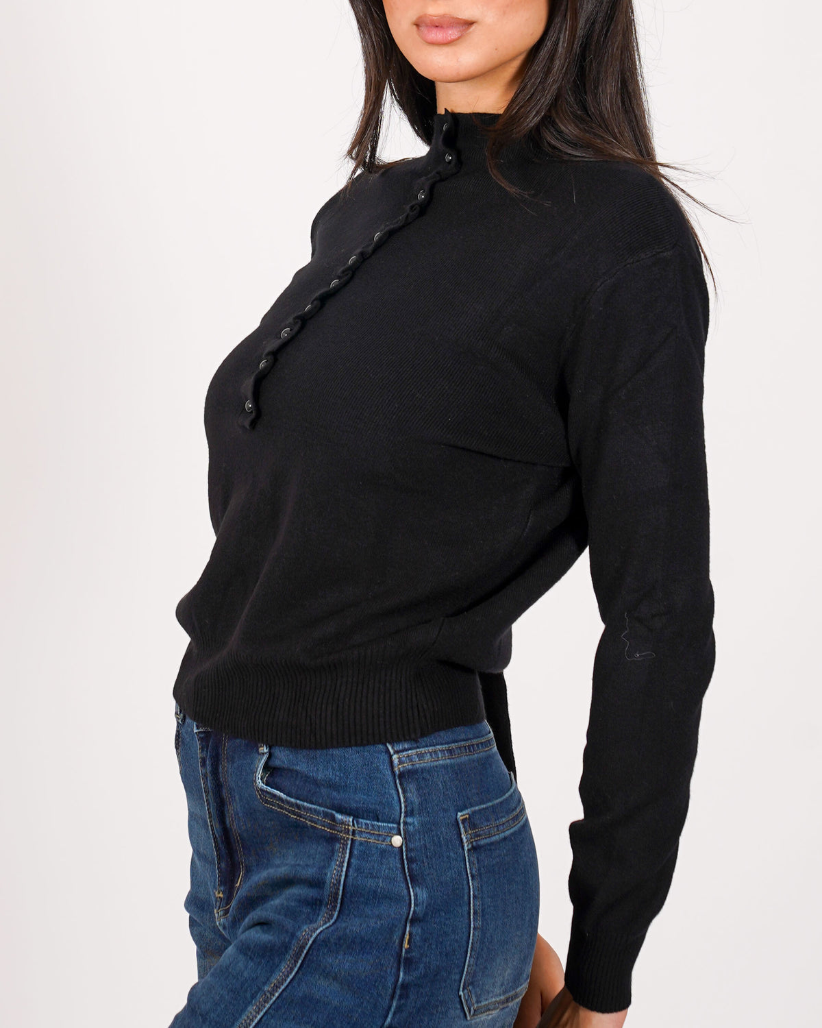 Cardigan slim con profilo in contrasto - Aguilera