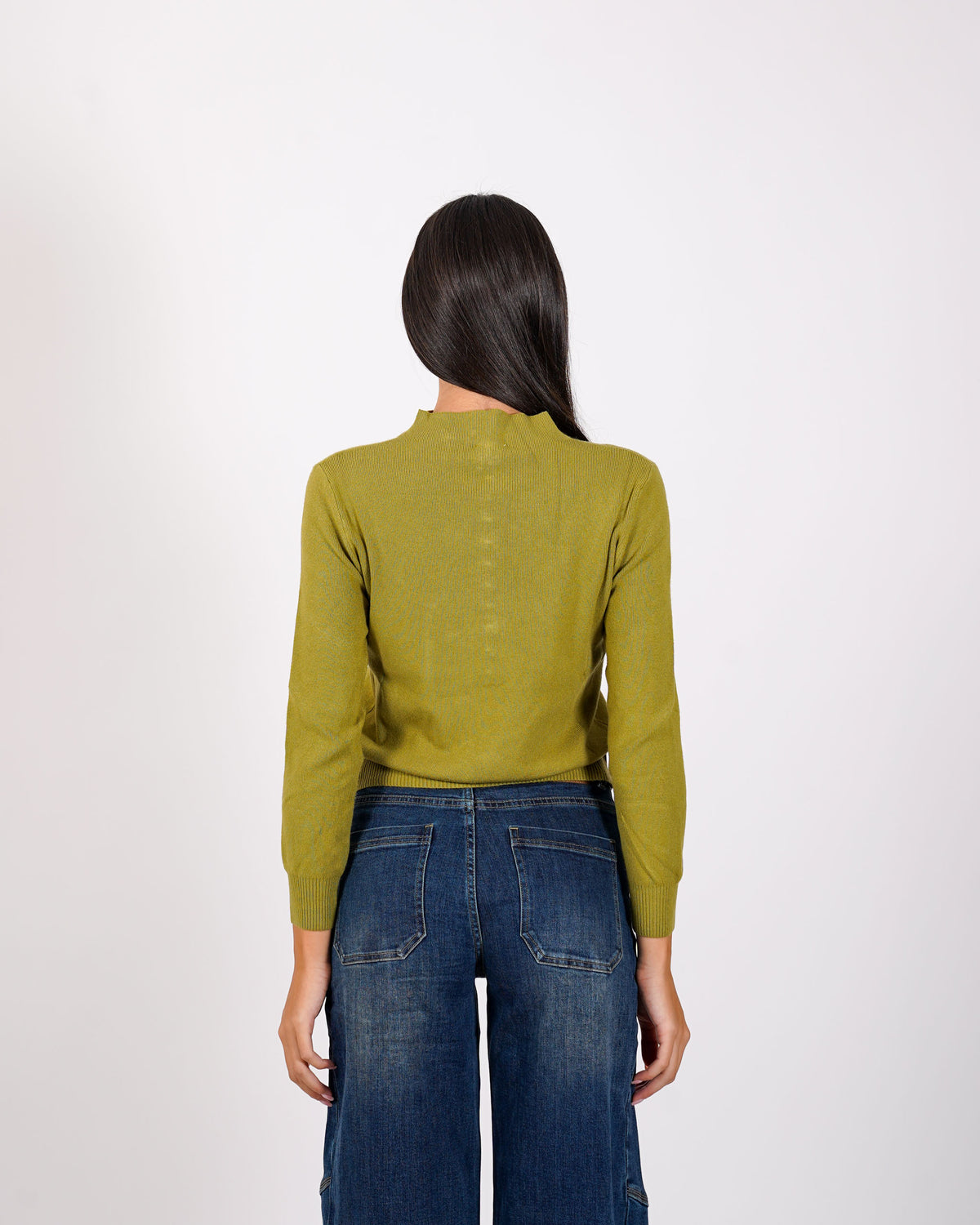 Cardigan slim con profilo in contrasto - Aguilera