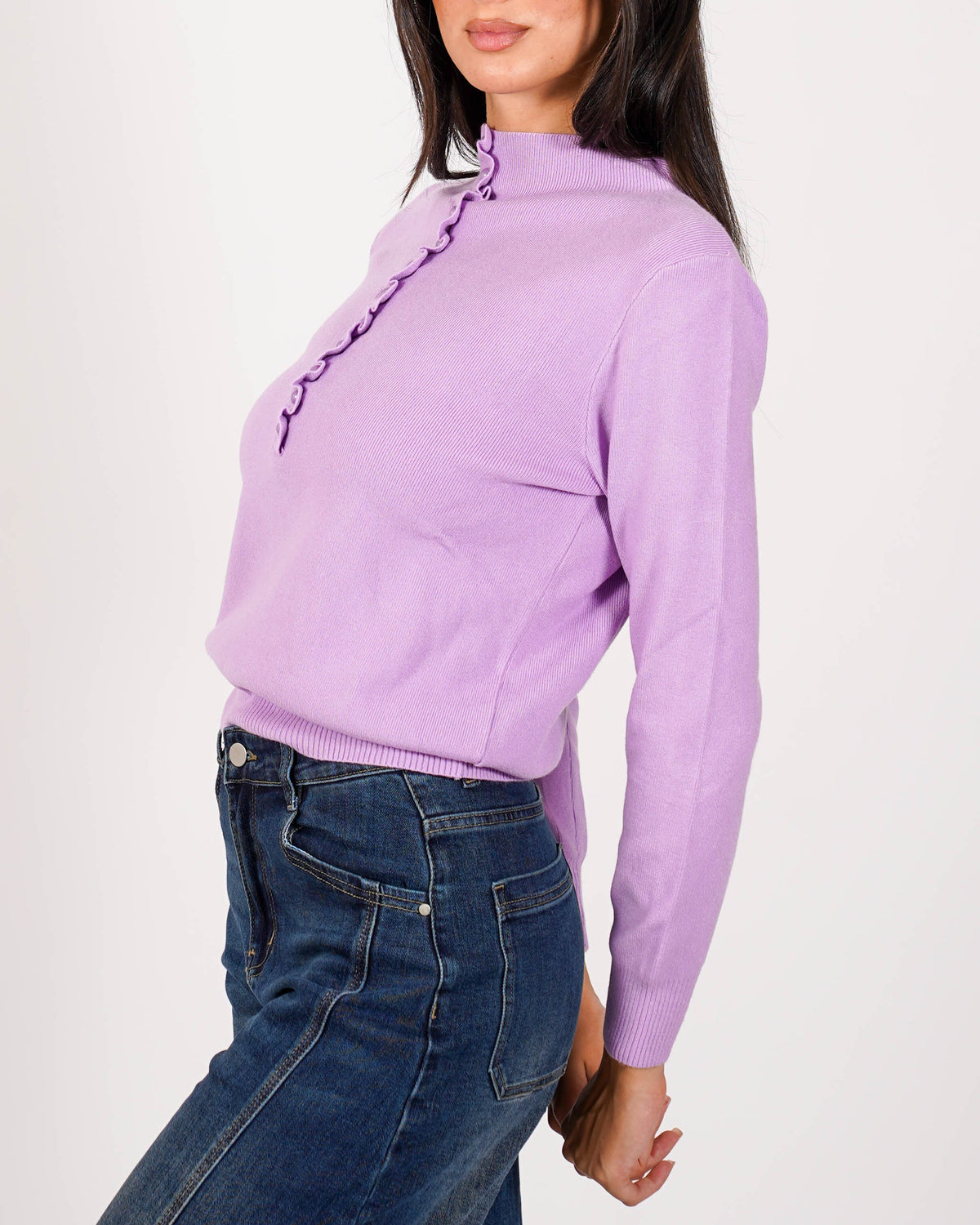 Cardigan slim con profilo in contrasto - Aguilera