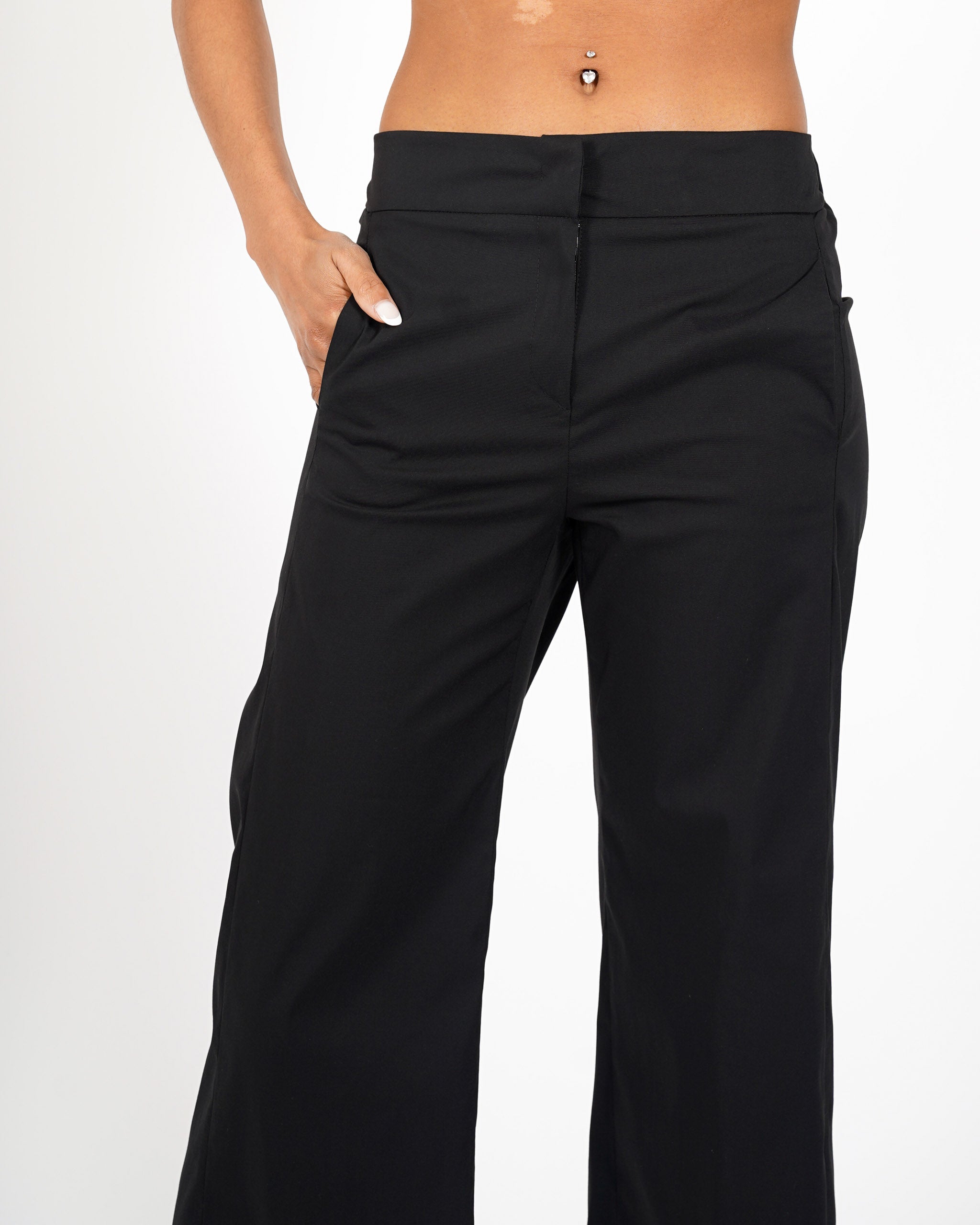 Pantaloni cropped in cotone - Manzano
