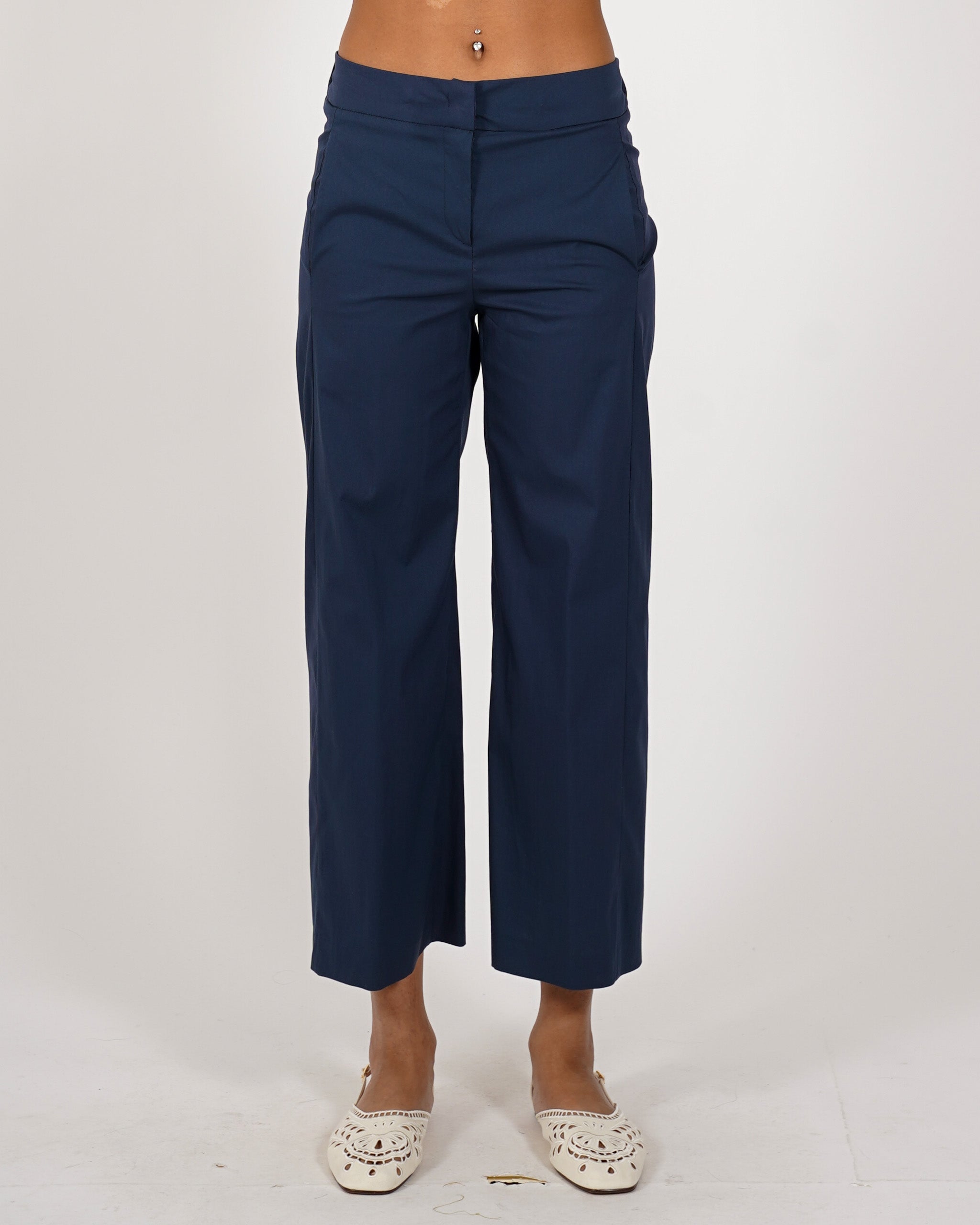 Pantaloni cropped in cotone - Manzano