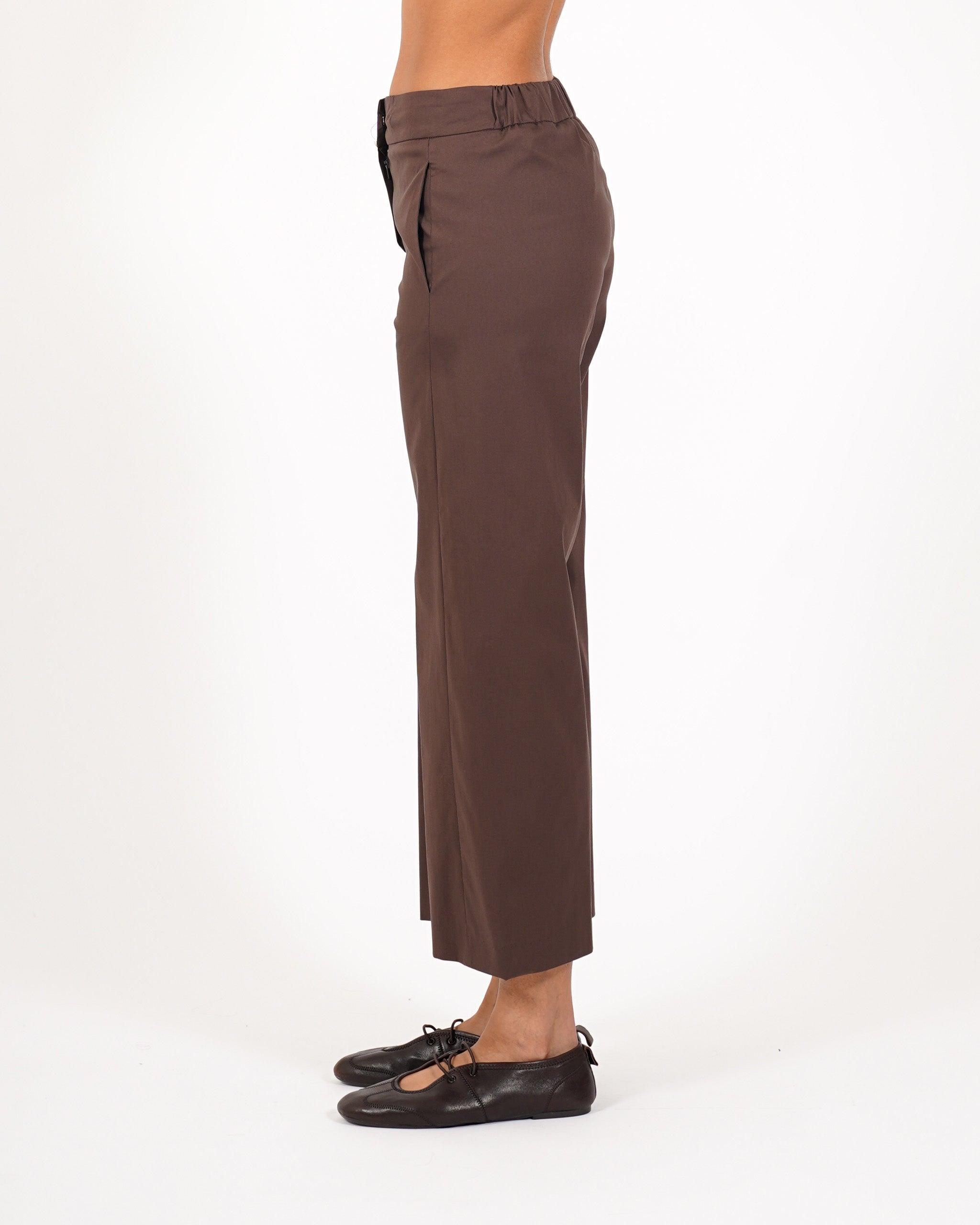 Pantaloni cropped in cotone - Manzano