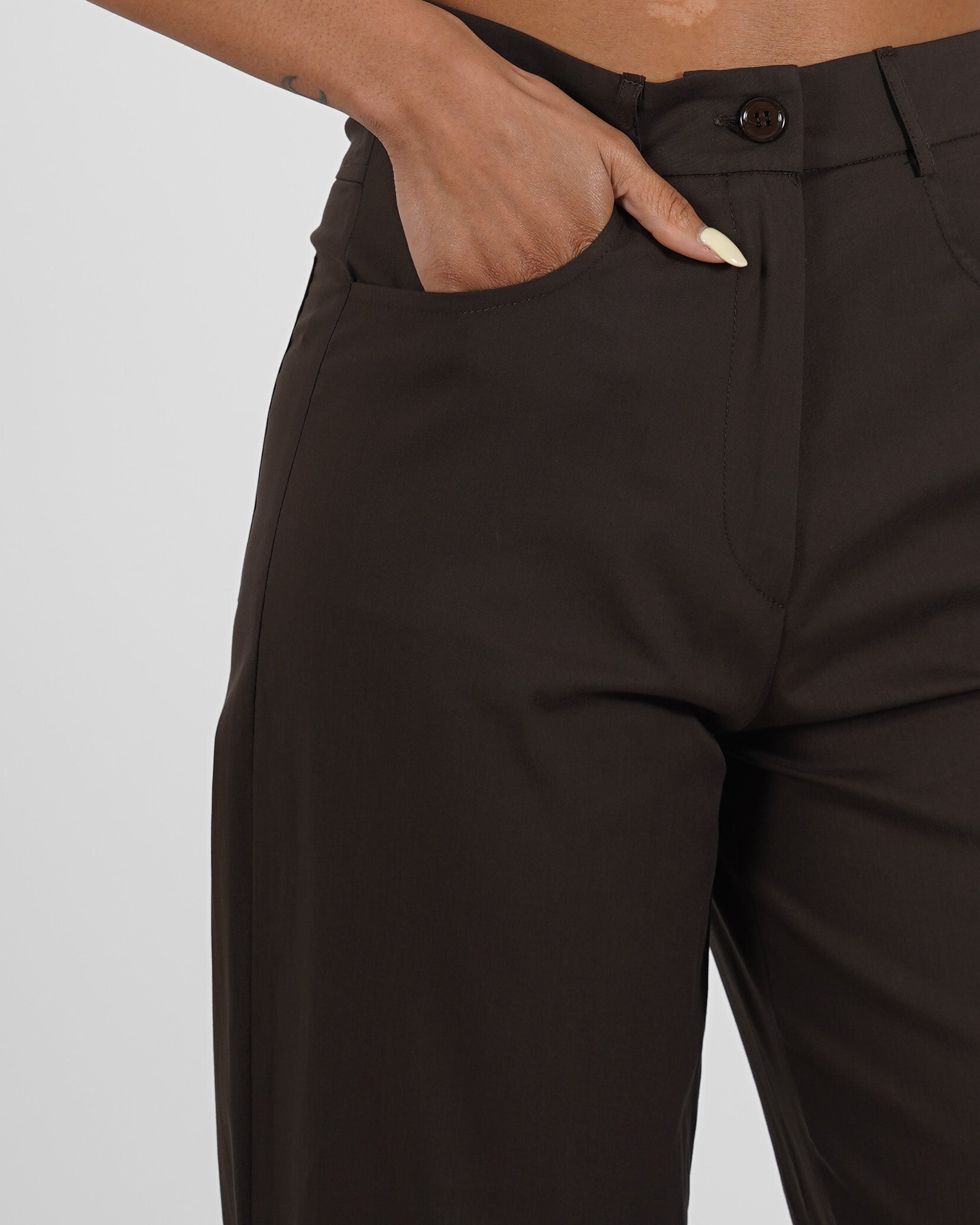 Pantaloni cropped in in cotone - Umoya
