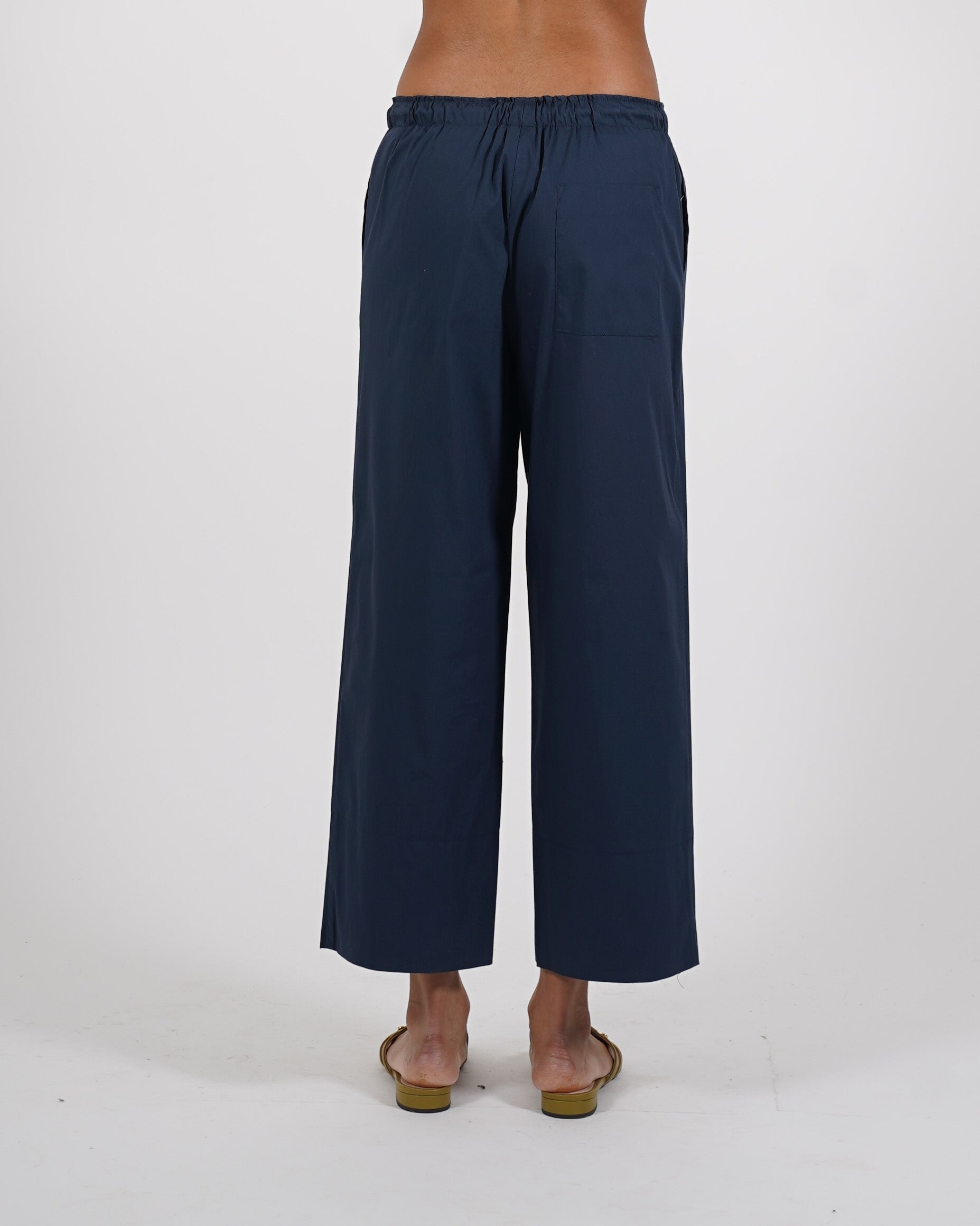Pantaloni cropped in cotone regular fit - Roberta