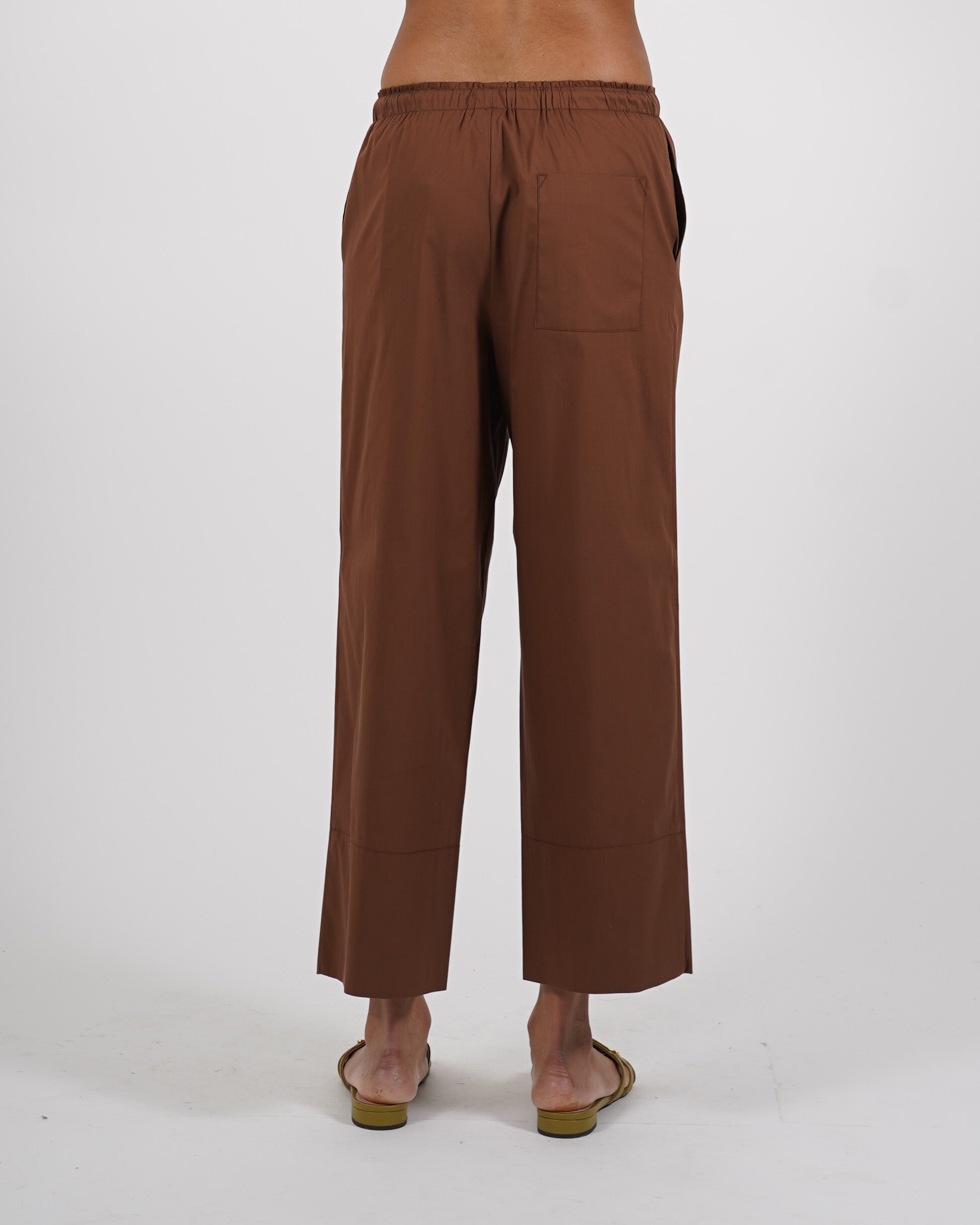 Pantaloni cropped in cotone regular fit - Roberta