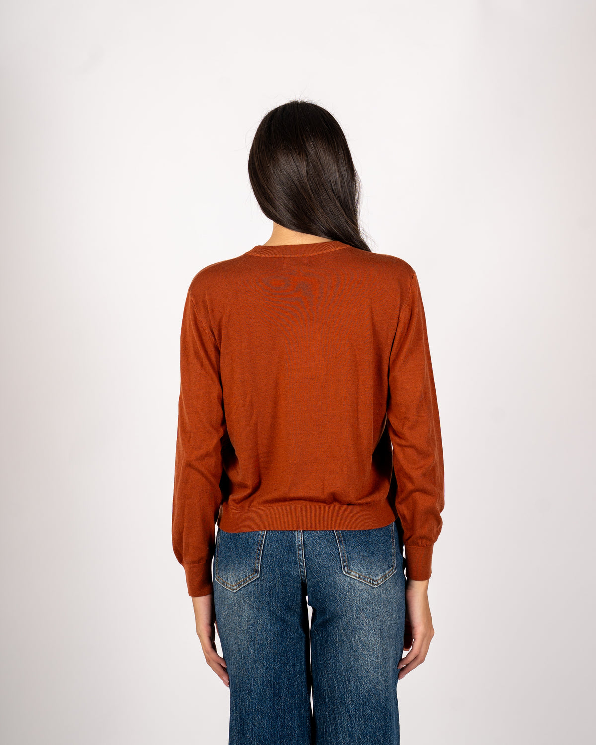 Maglia girocollo in mano merinos - Tayra