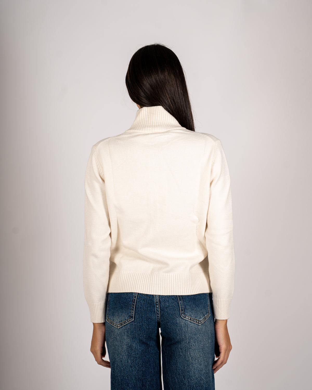 Cardigan in maglia con profilo in contrasto - Rubata
