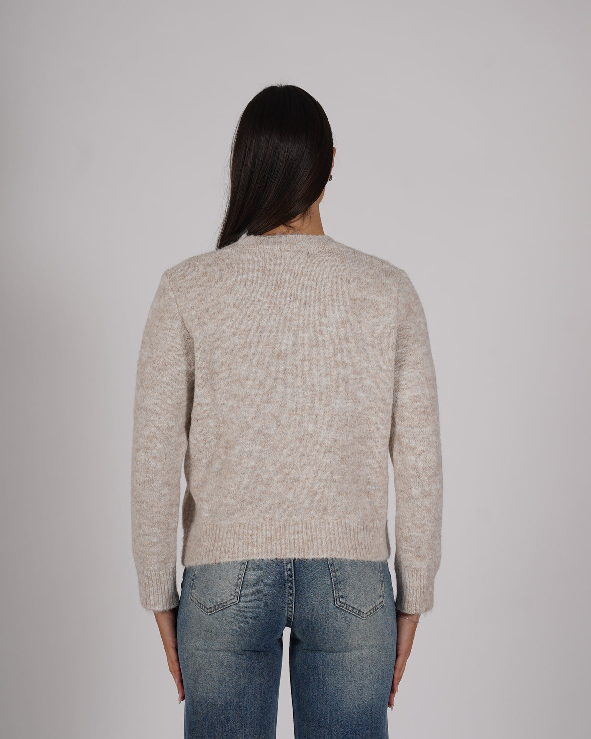 Maglia girocollo in mano mohair - Buffa