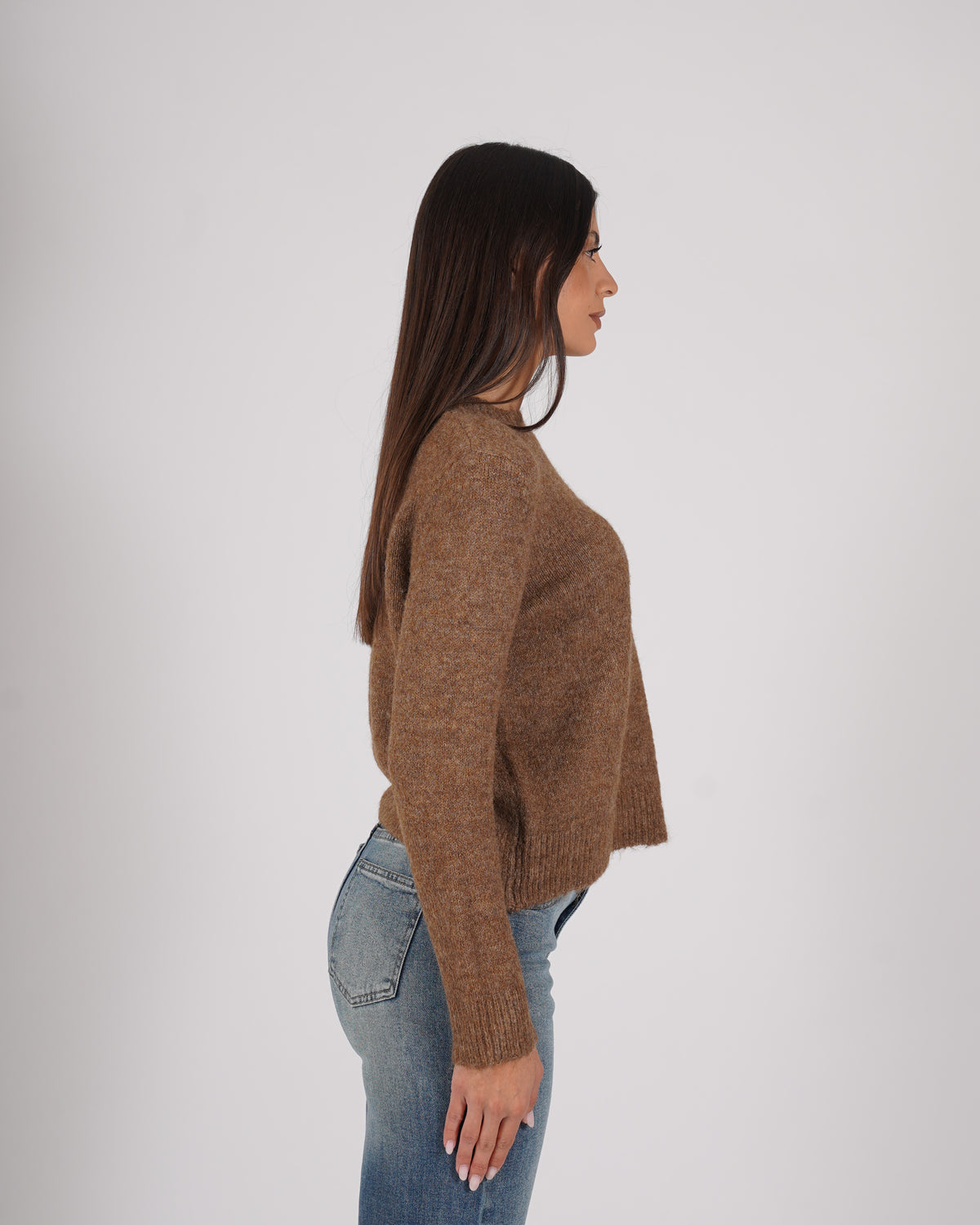 Maglia girocollo in mano mohair - Buffa