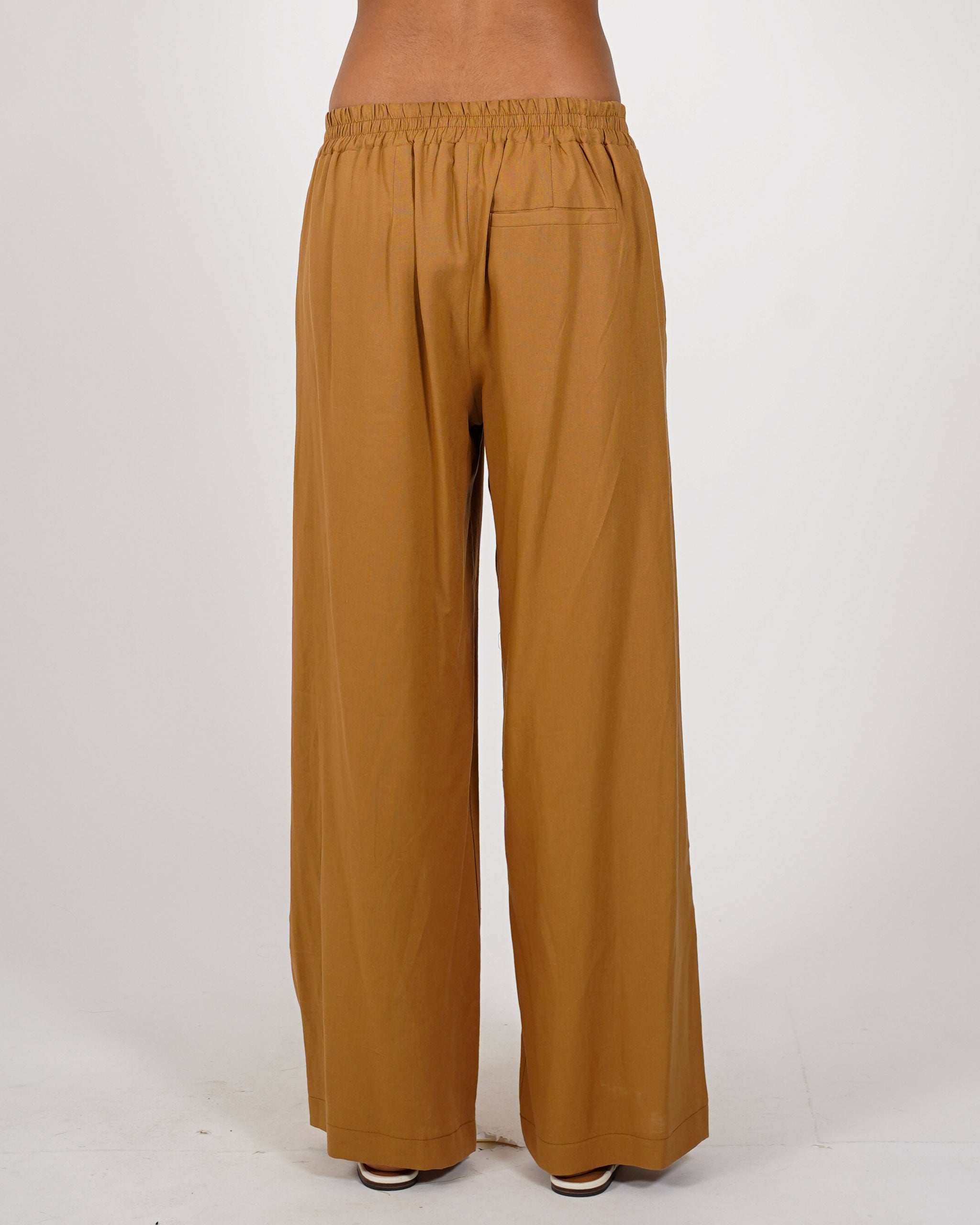 Pantaloni con baschina e gamba larga - Vivace
