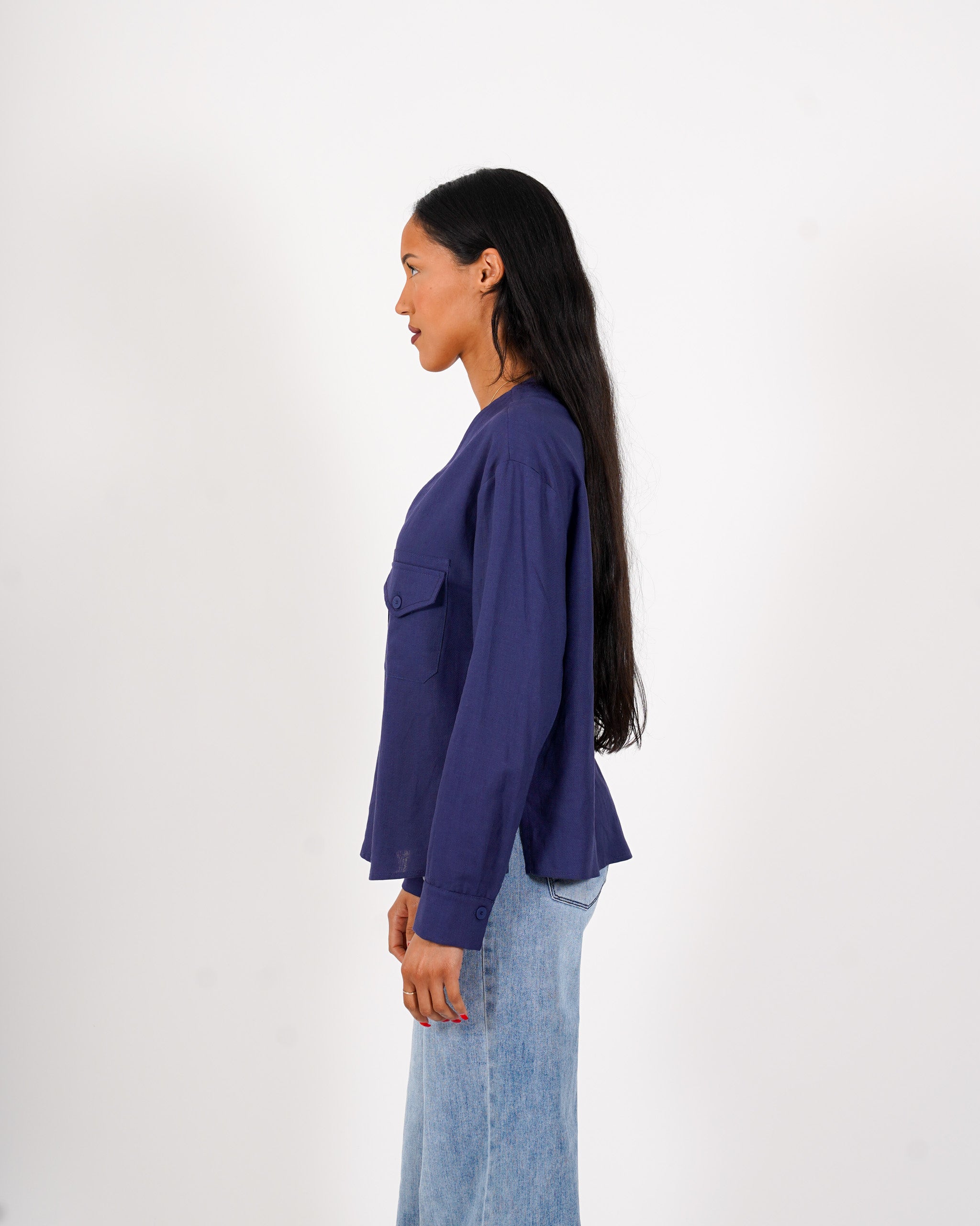 Camicia over con tasche - Finezza