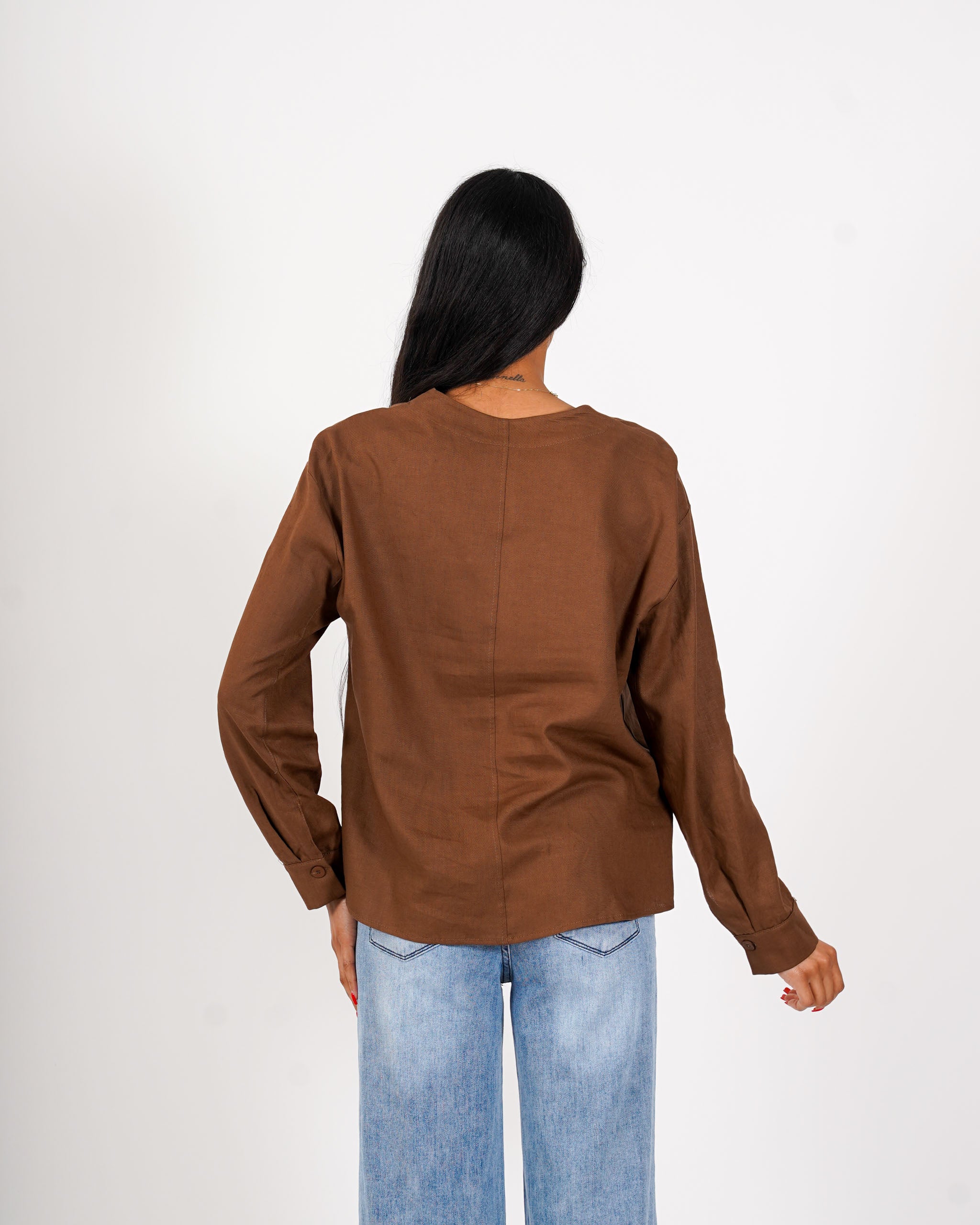 Camicia over con tasche - Finezza