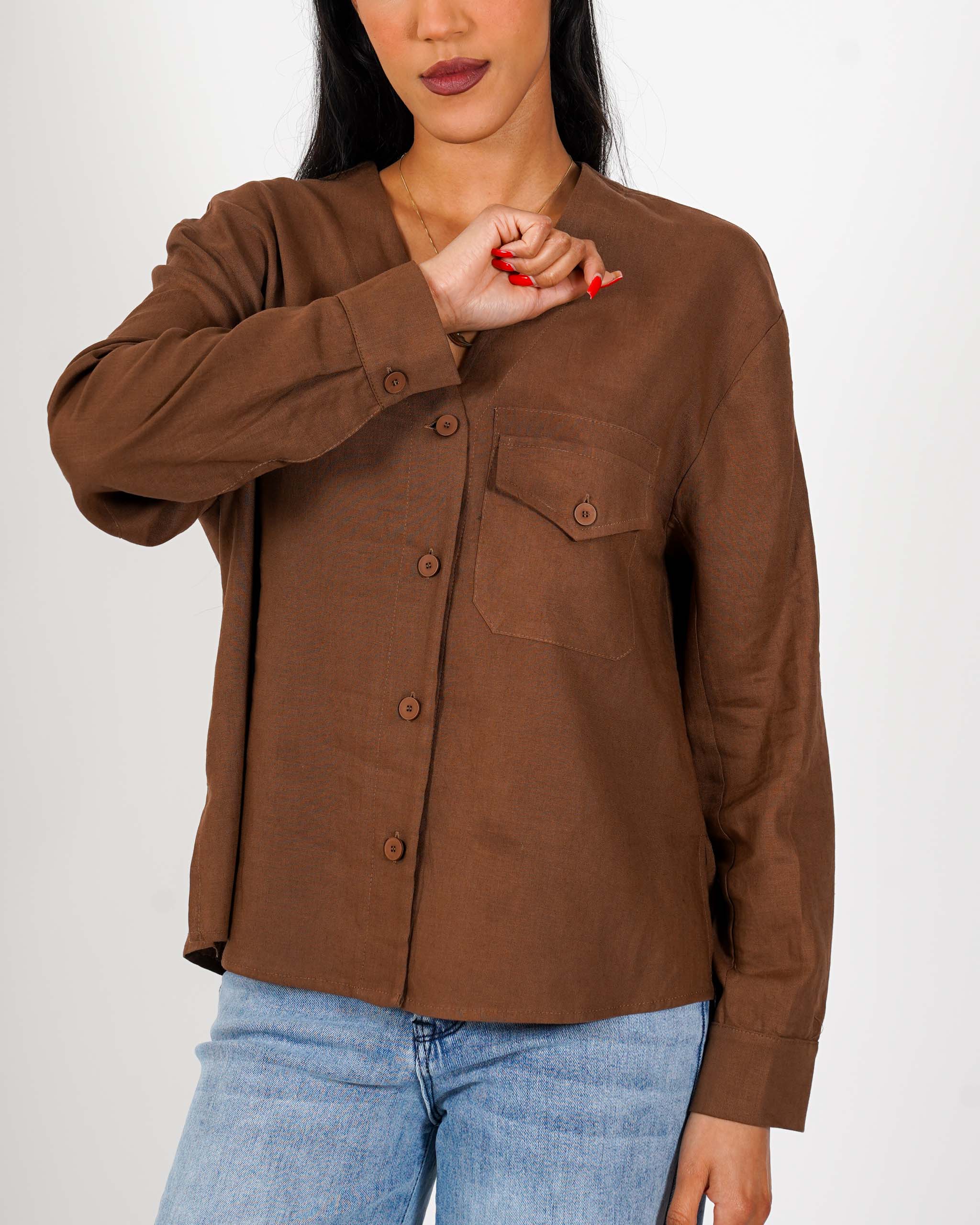 Camicia over con tasche - Finezza