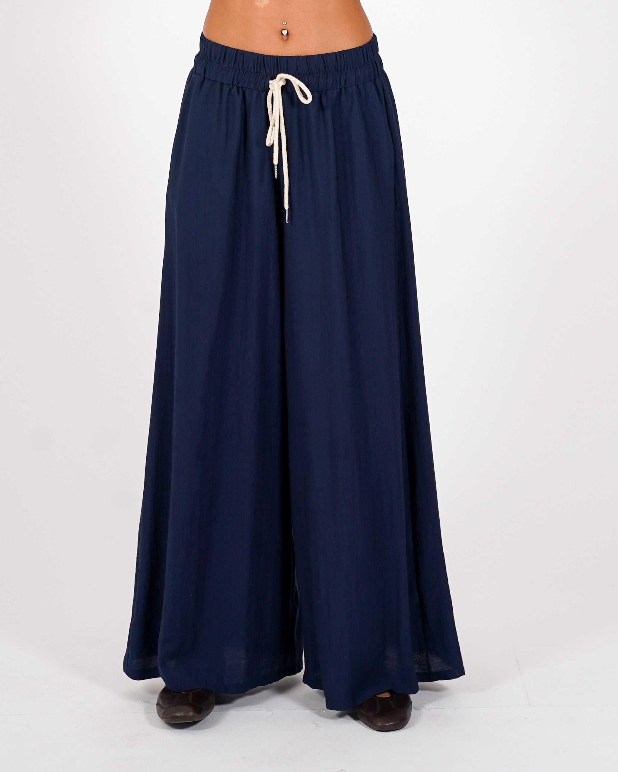 Pantaloni con coulisse e tasche - Kisha