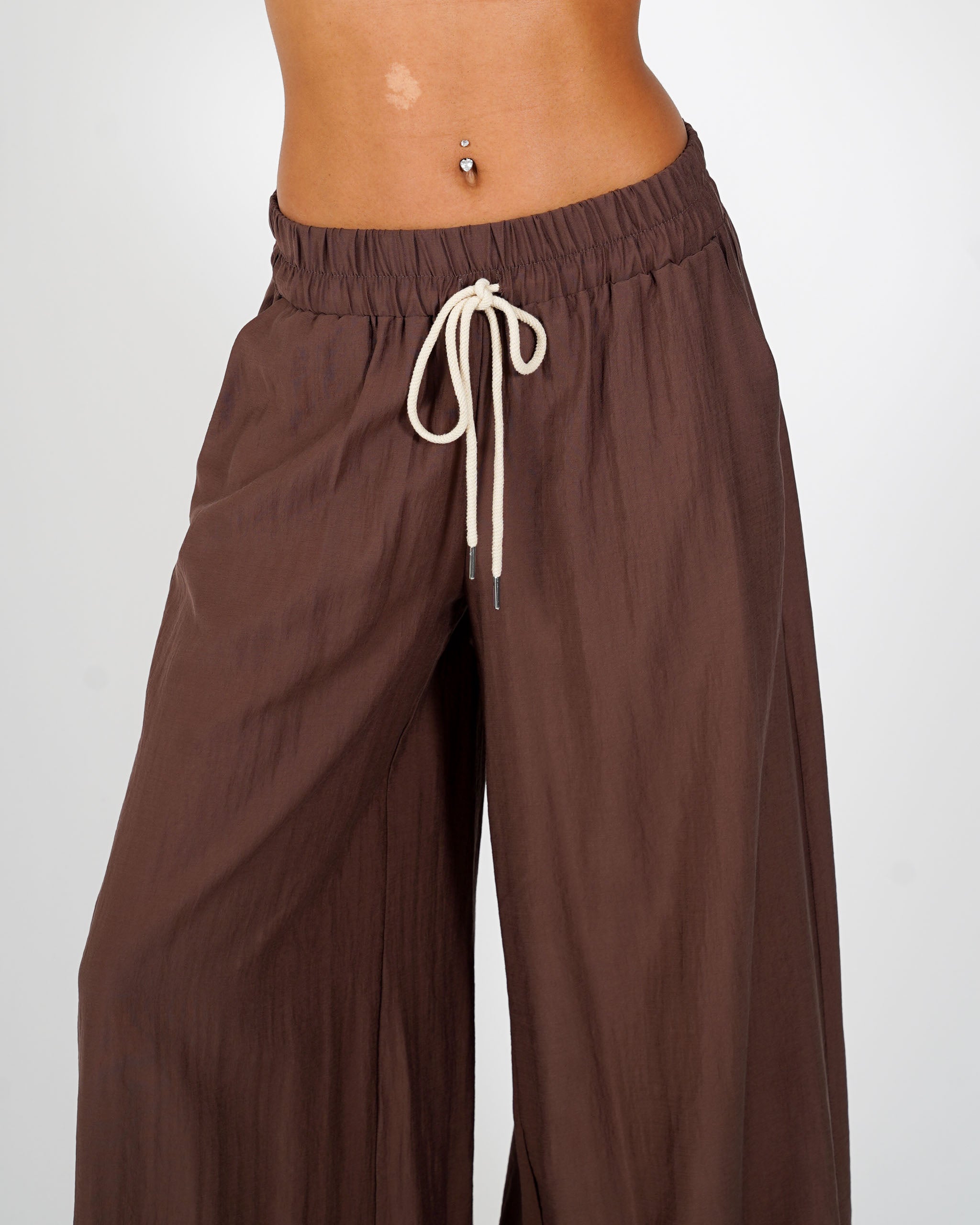 Pantaloni con coulisse e tasche - Kisha