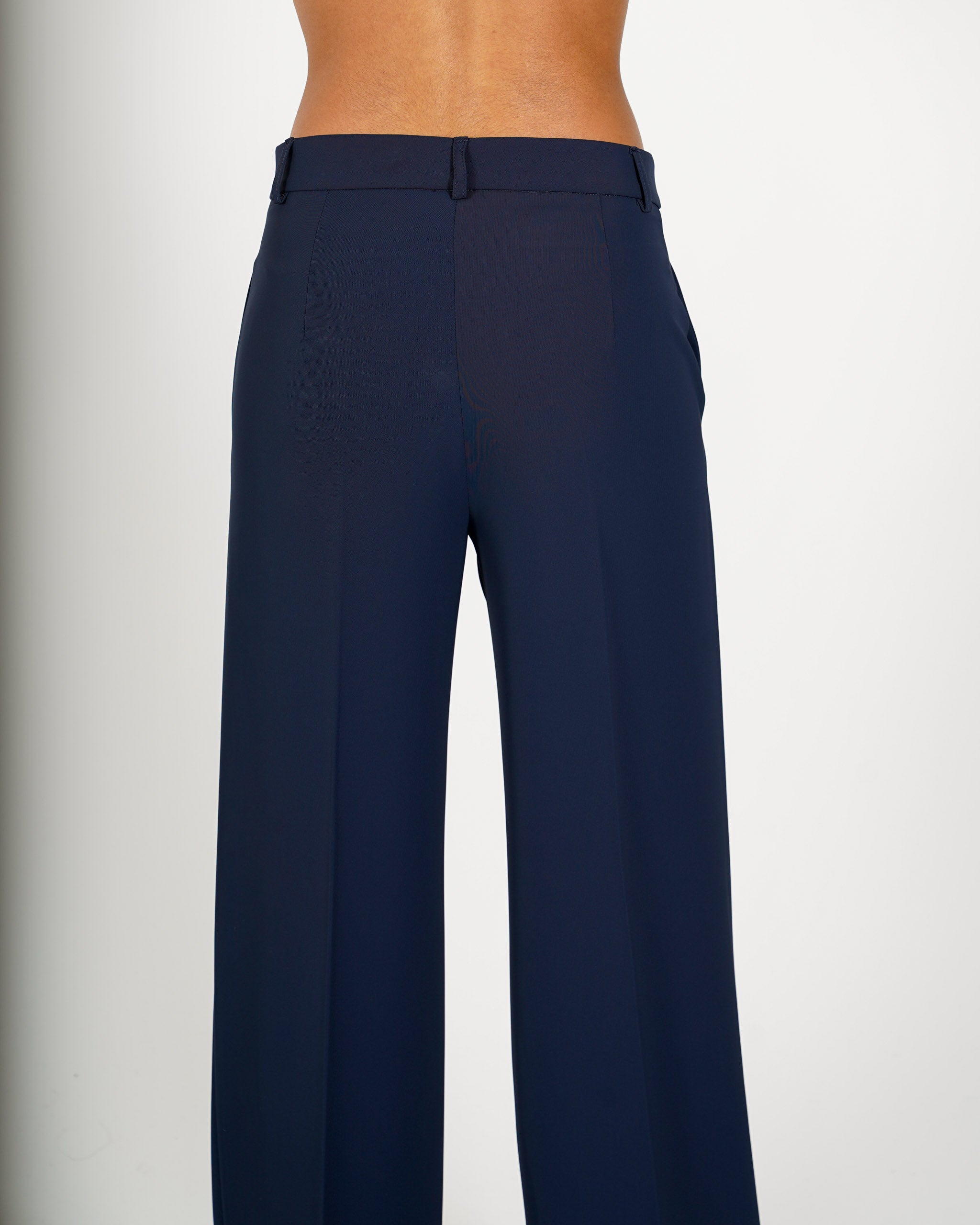 Pantaloni regular fit in tessuto crepe - Giovanna