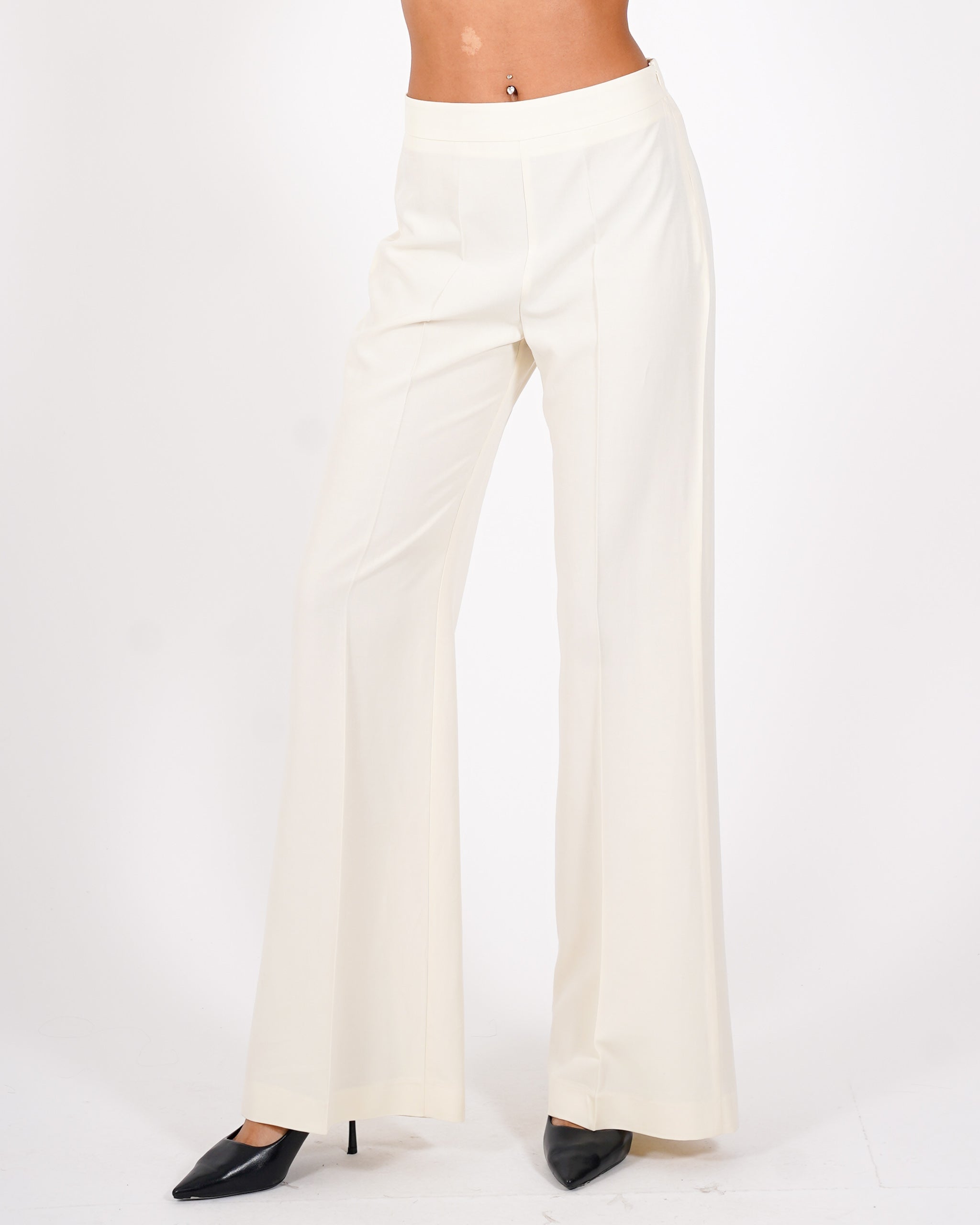 Pantaloni regular fit misto lino - Ingorda