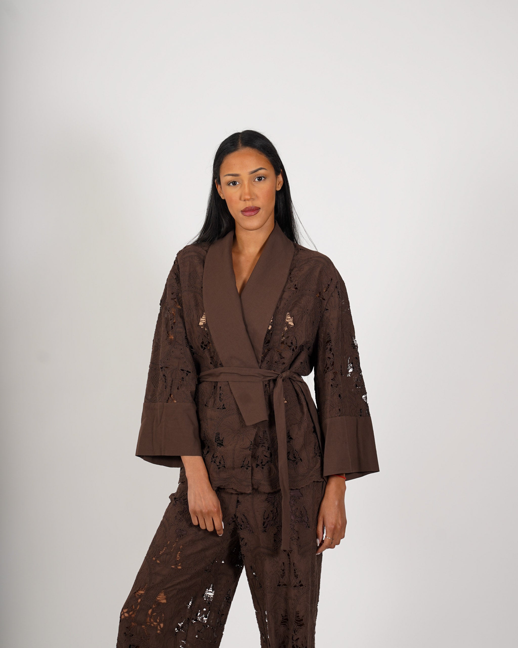 Kimono in cotone san gallo - Bislacca
