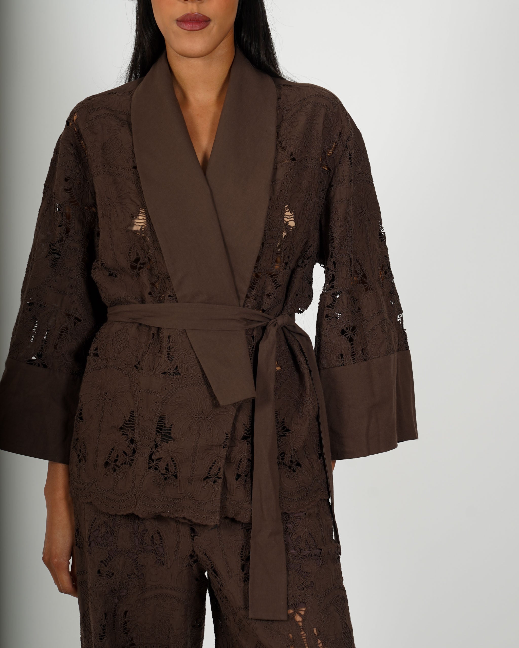Kimono in cotone san gallo - Bislacca