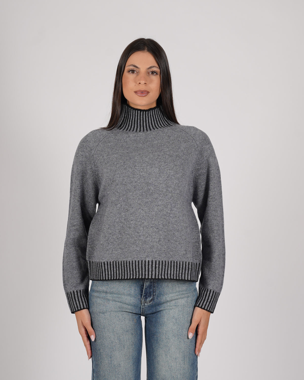 Maglia collo alto in lana - Livarda