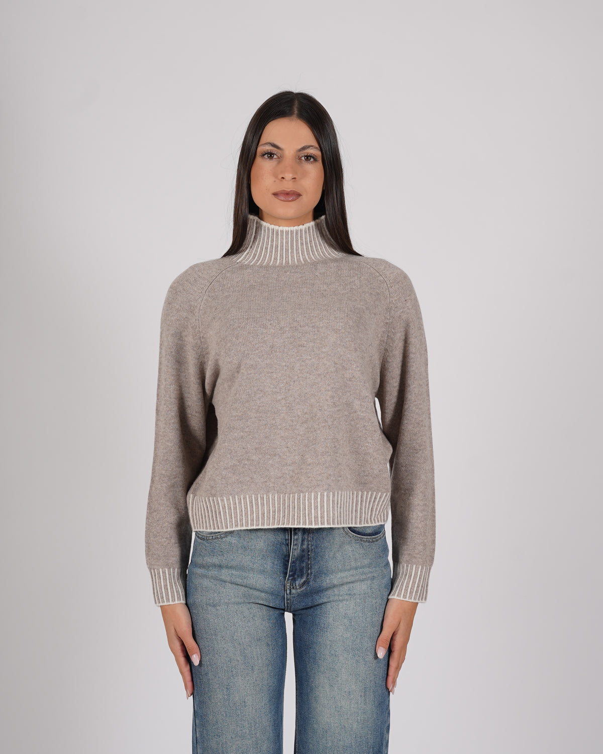 Maglia collo alto in lana - Livarda