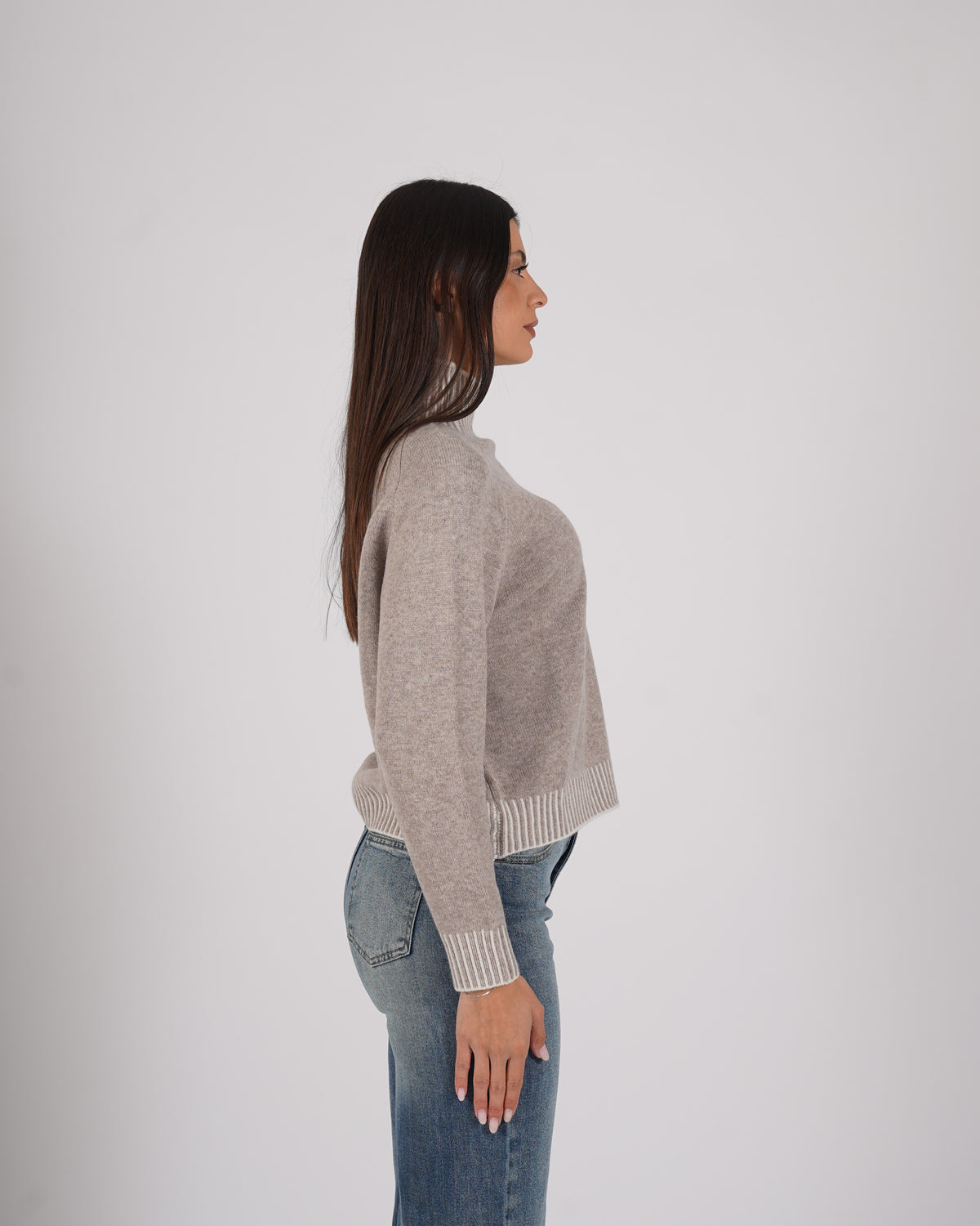 Maglia collo alto in lana - Livarda