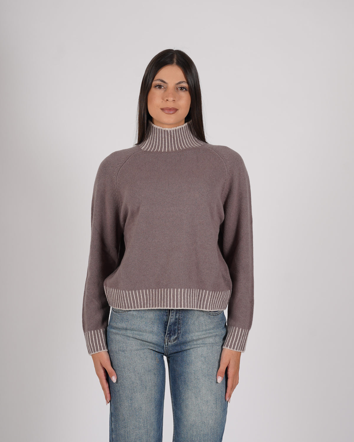 Maglia collo alto in lana - Livarda