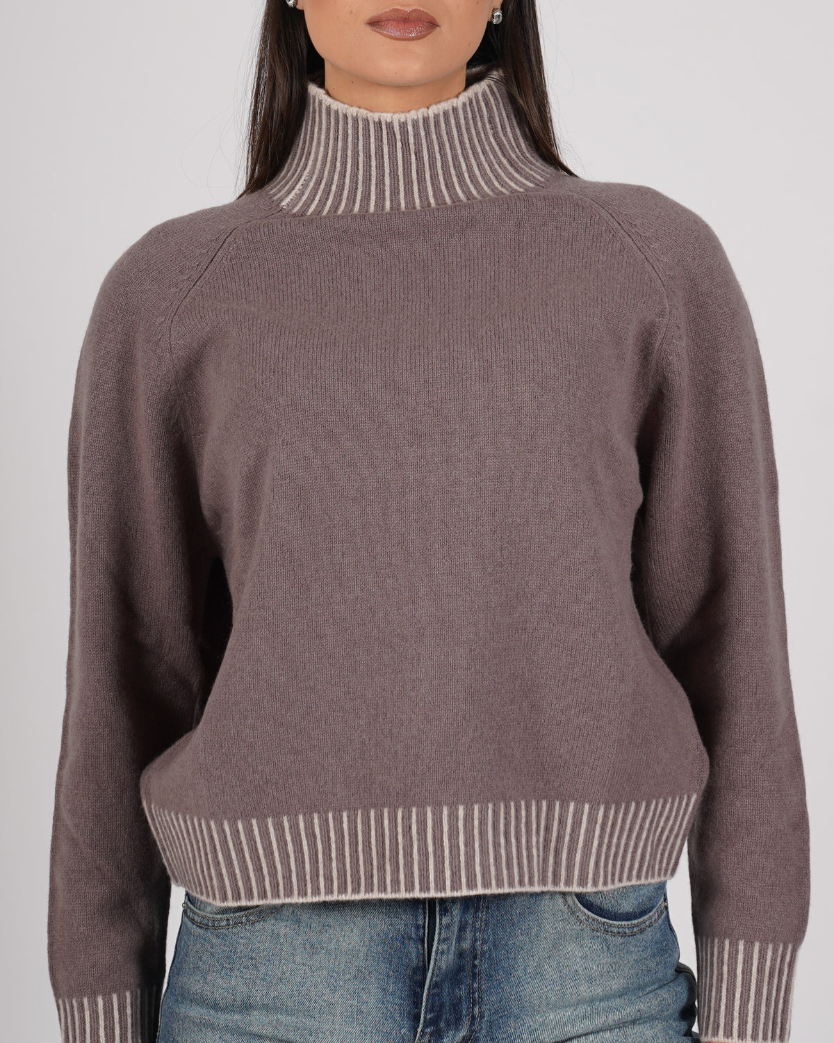Maglia collo alto in lana - Livarda