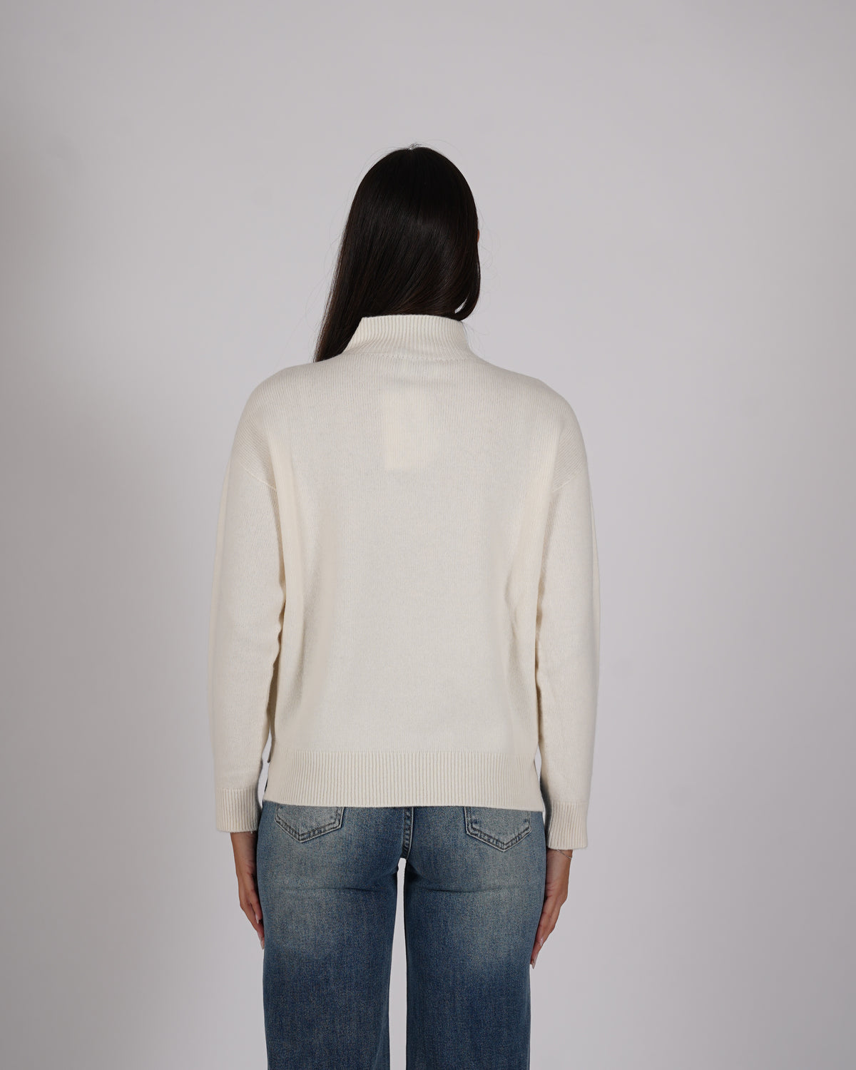 Maglia collo alto in mano lana - Migliana