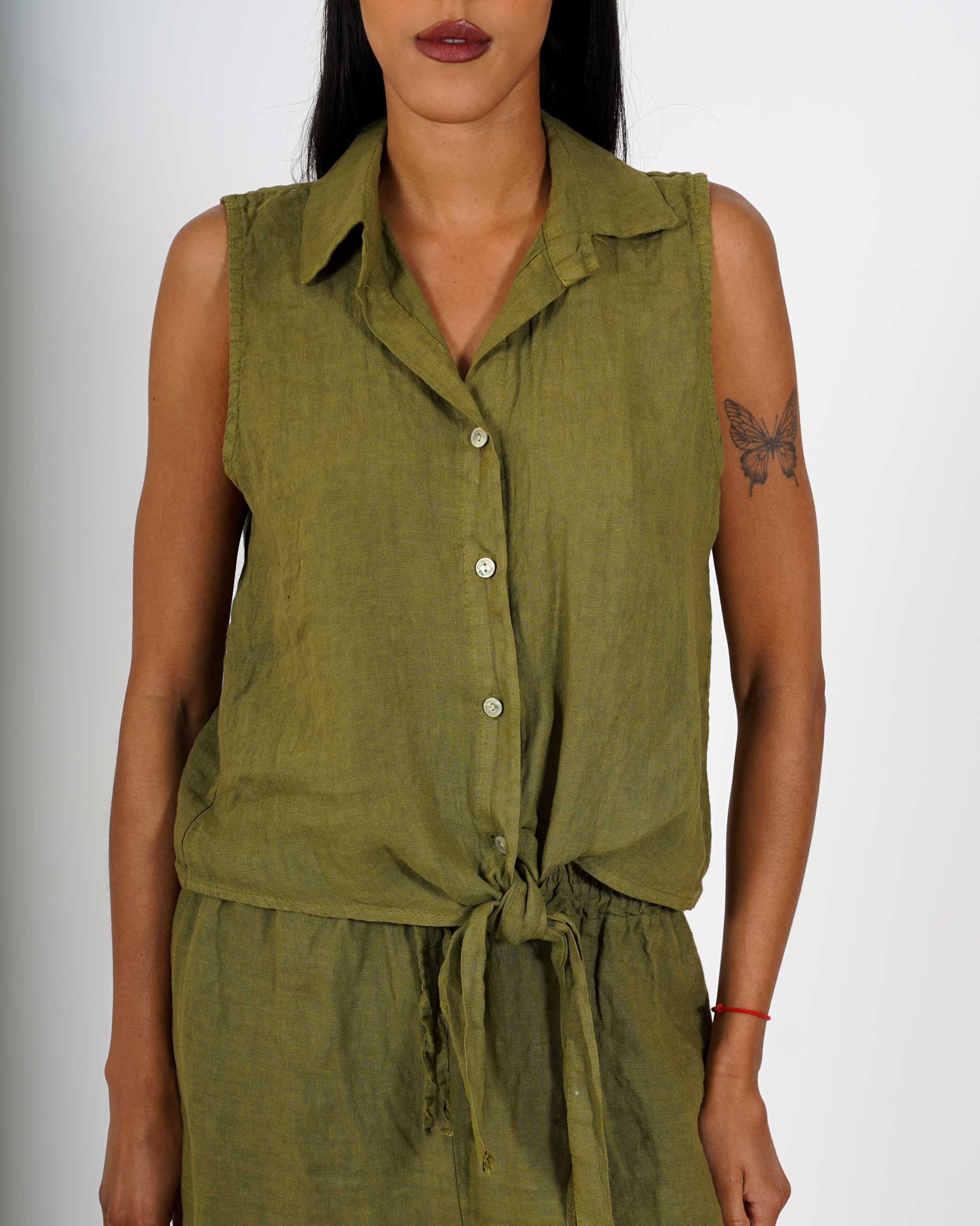 Coordinato camicia con nodo e bermuda - Maldera