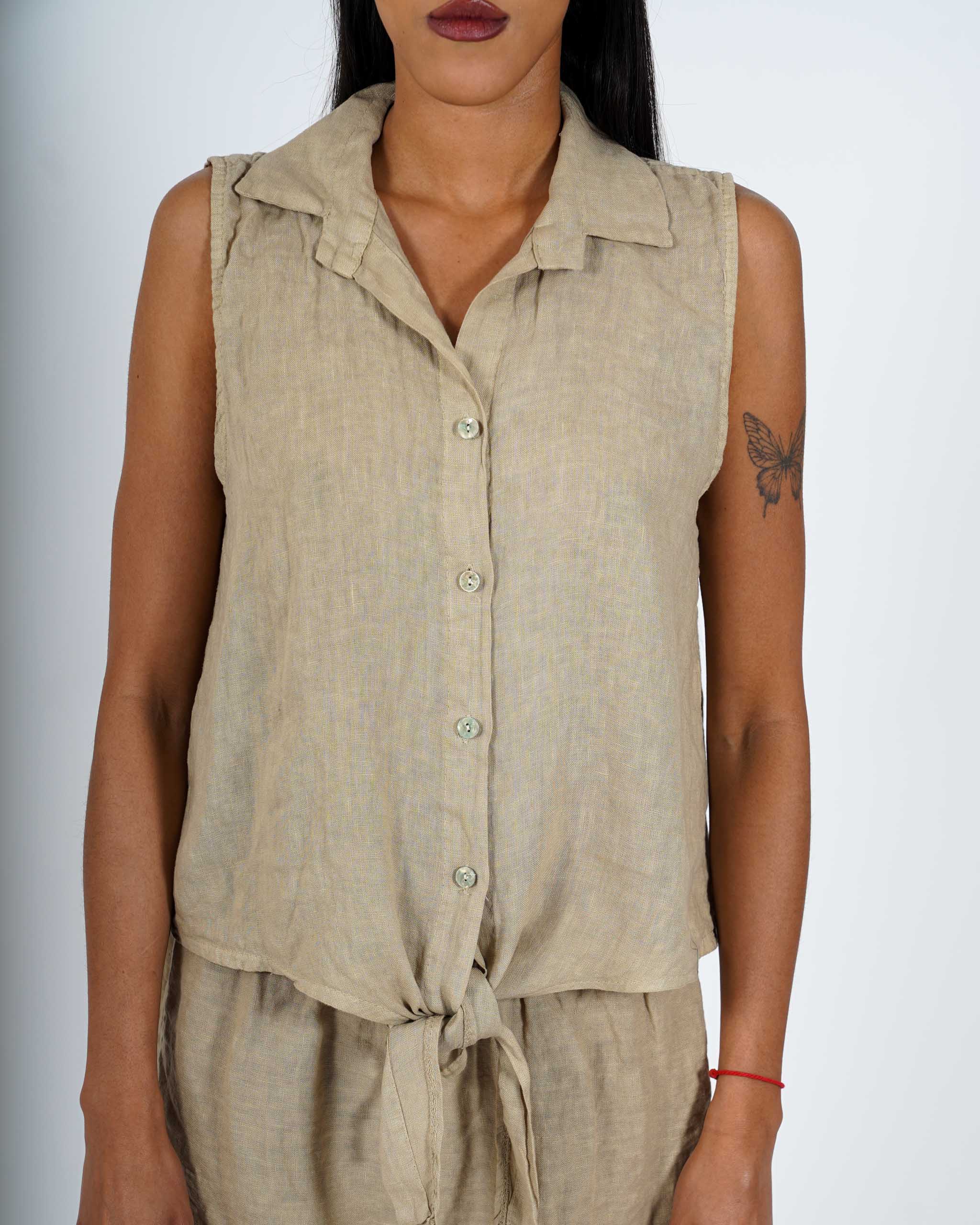 Coordinato camicia con nodo e bermuda - Maldera