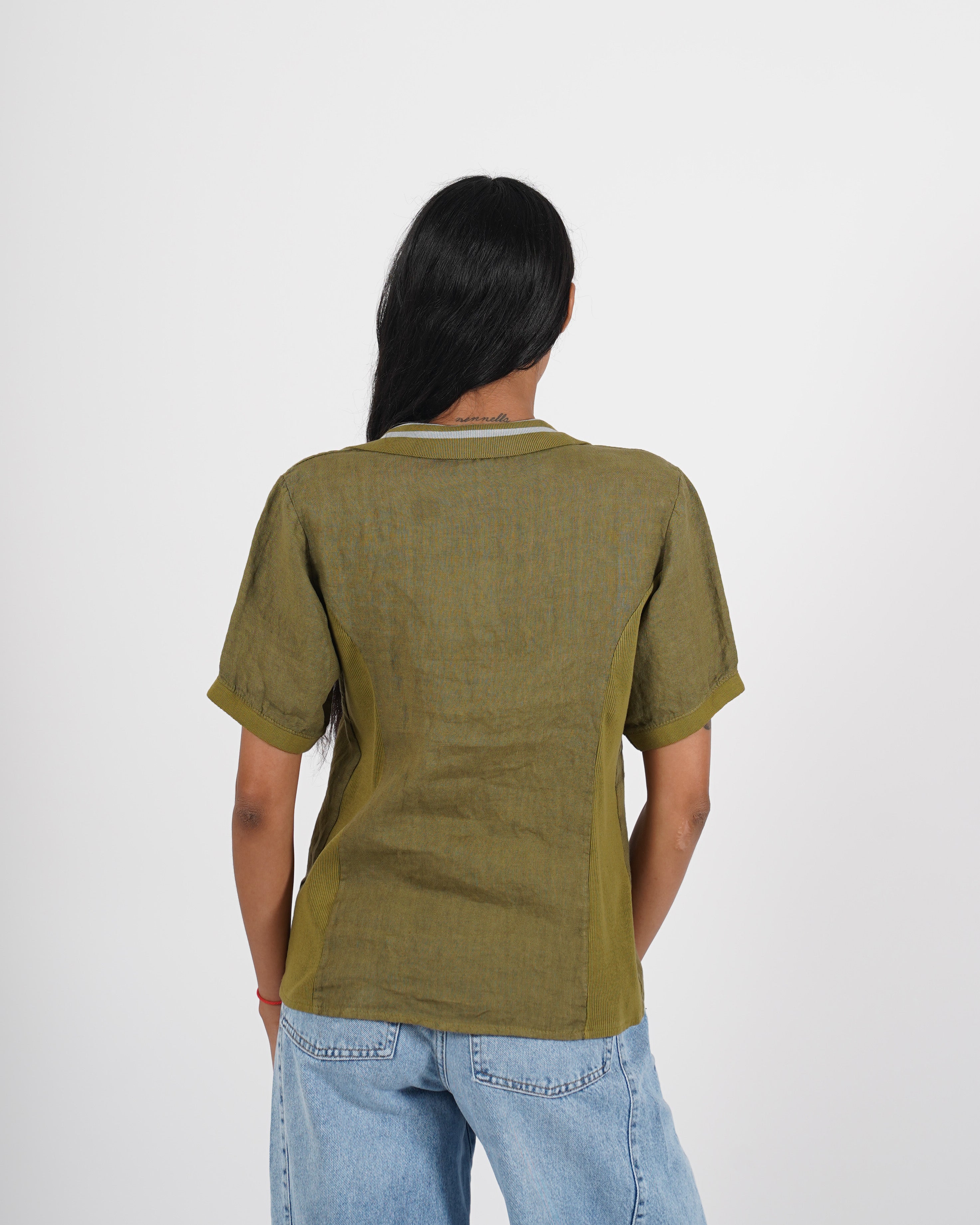 Polo mezza manica in lino - Ameba