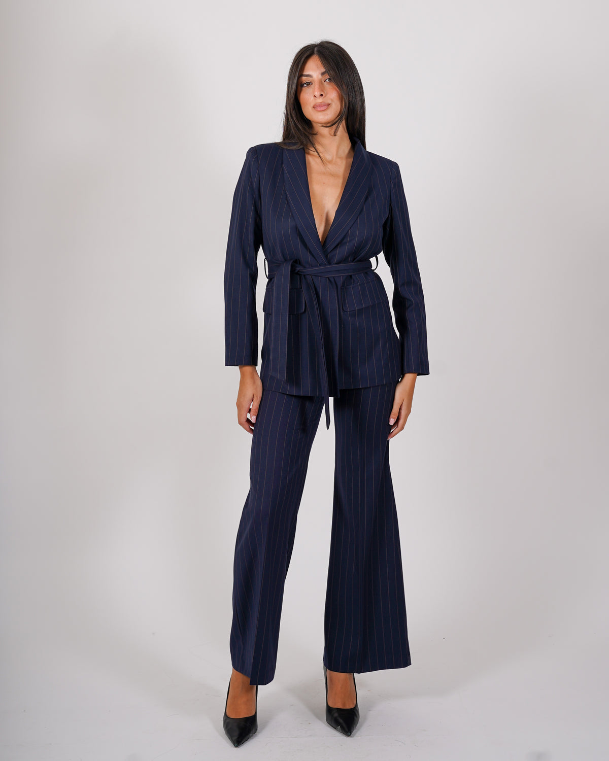 Pantaloni gessati regular fit - Roberts