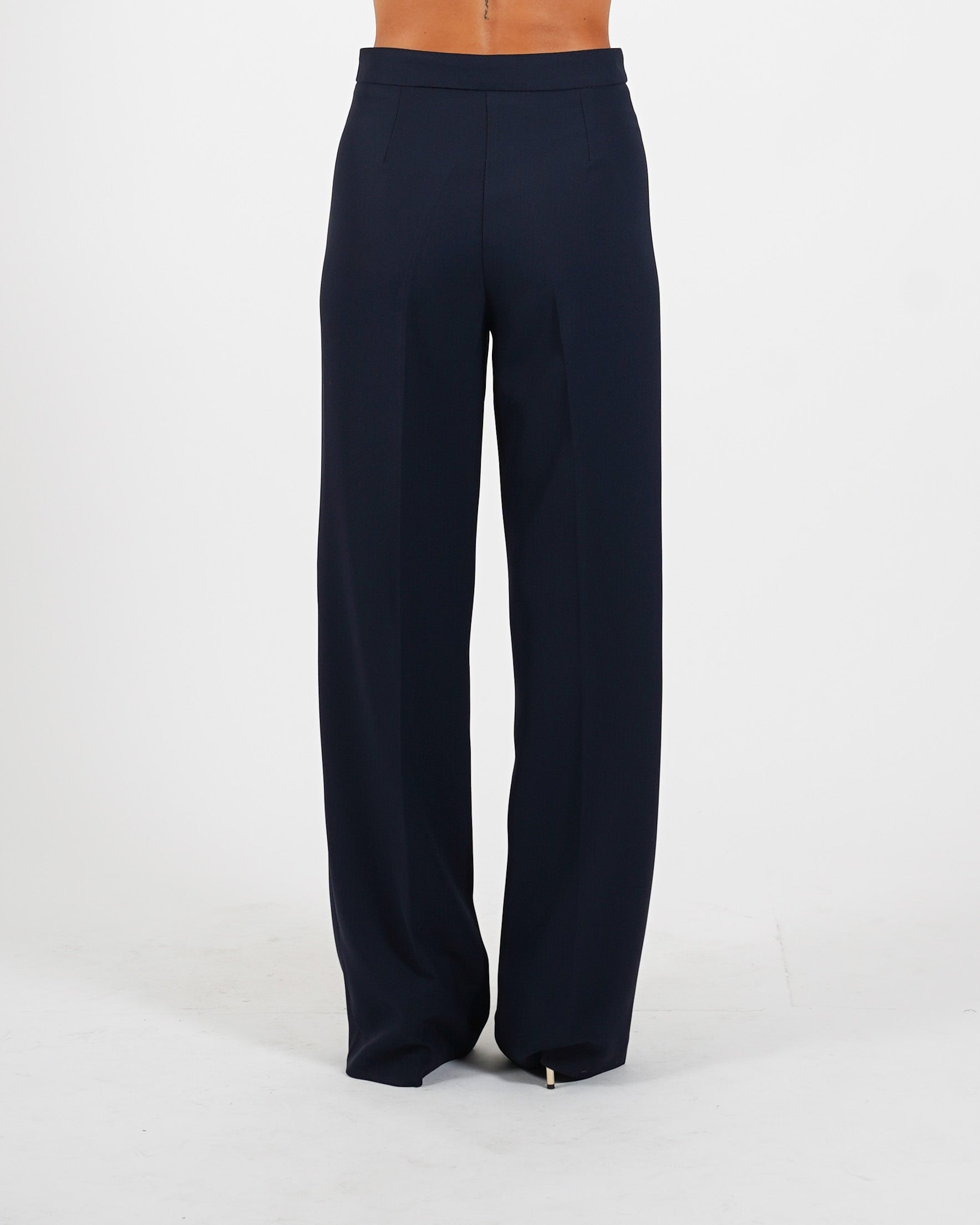 Pantaloni regular fit in tessuto crepe - Giovanna
