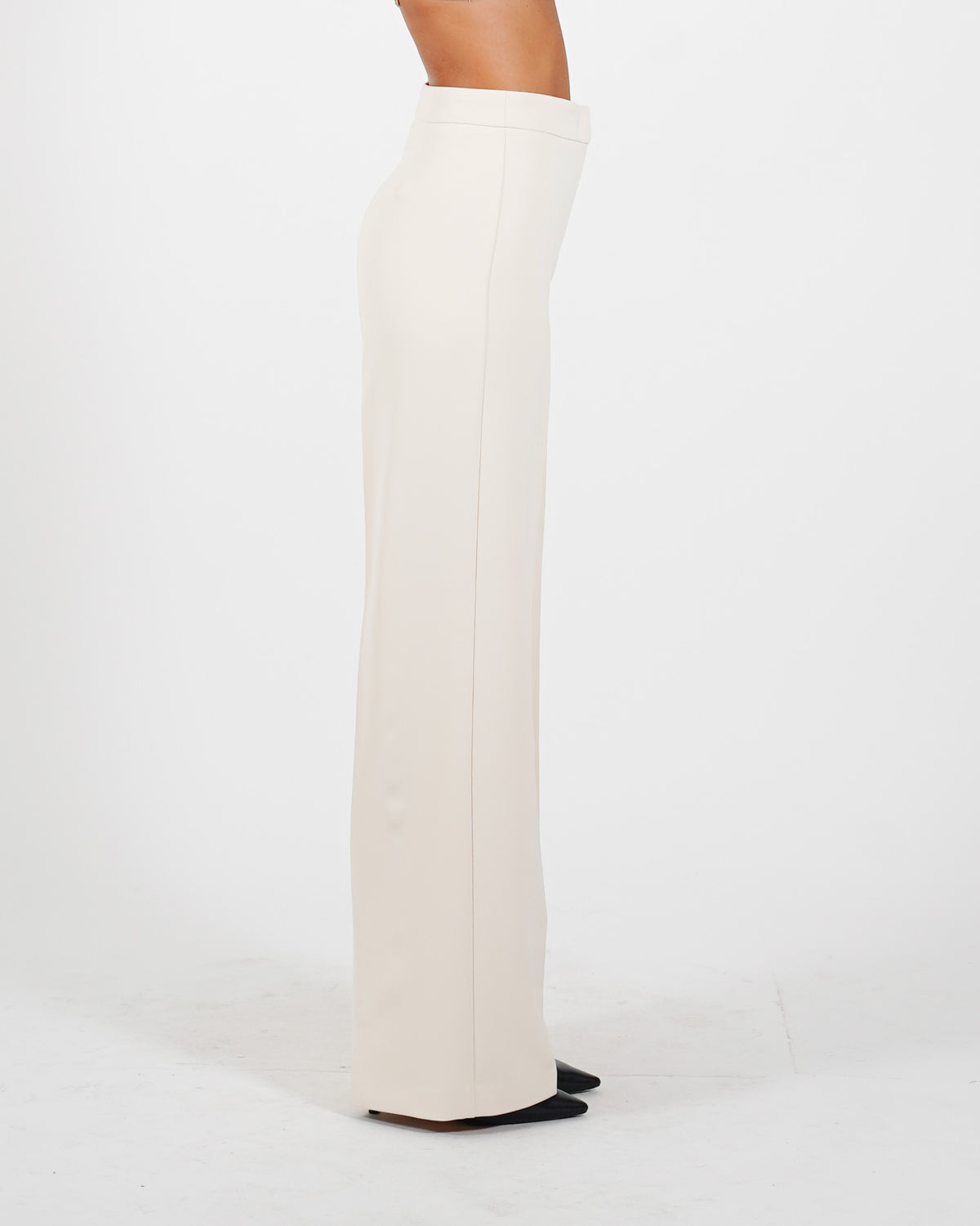 Pantaloni regular fit in tessuto crepe - Giovanna