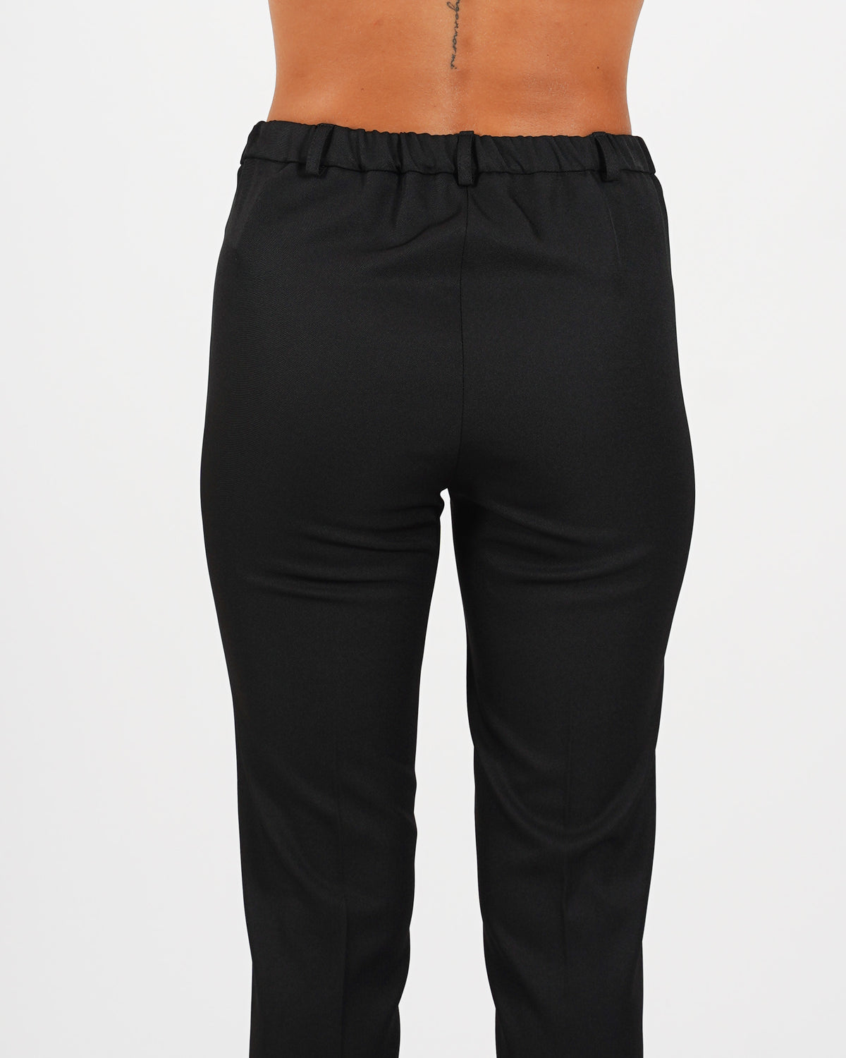 Pantaloni slim fit con elastico in fresco lana - Judas