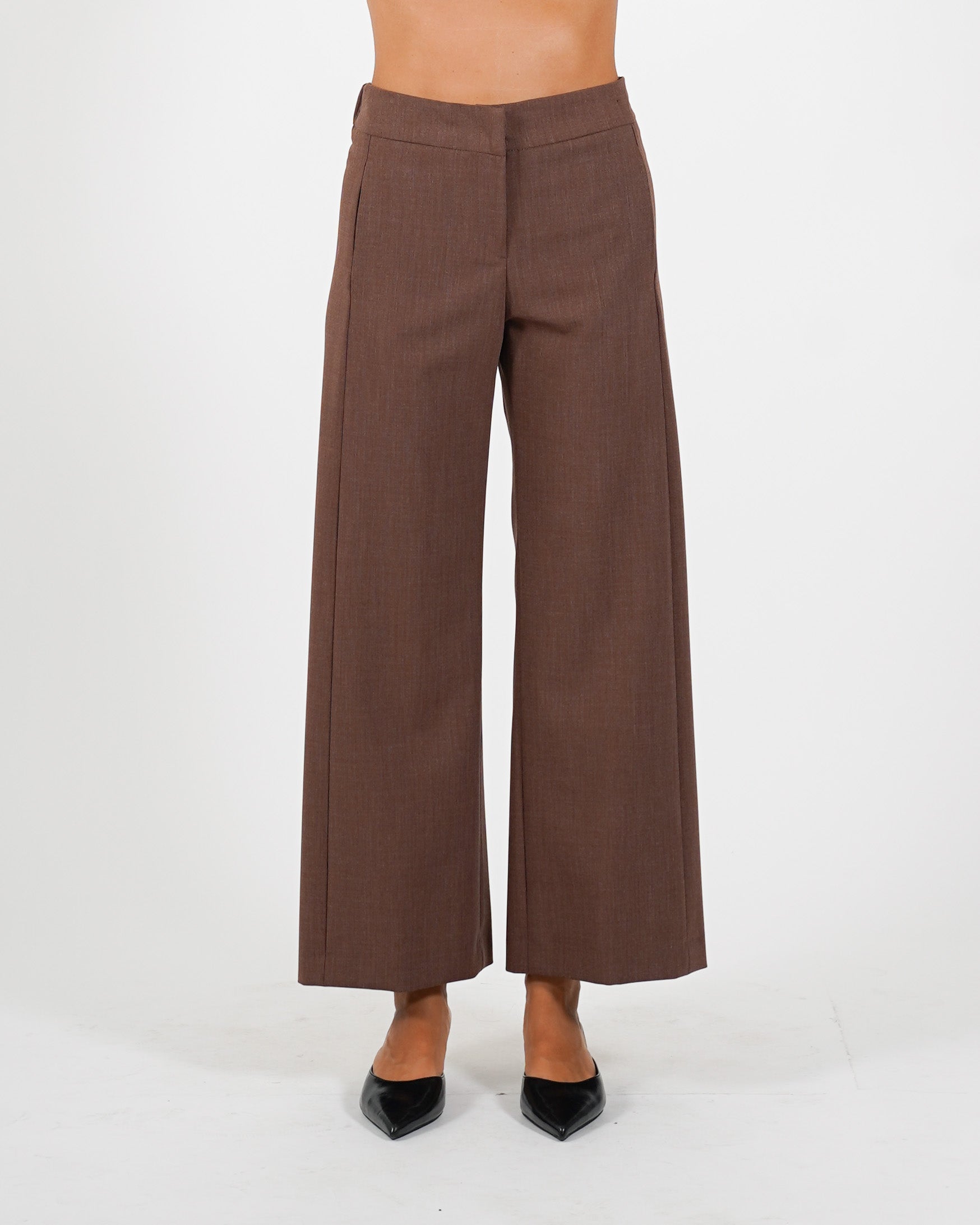 Pantaloni cropped in eco fibra - Manzano