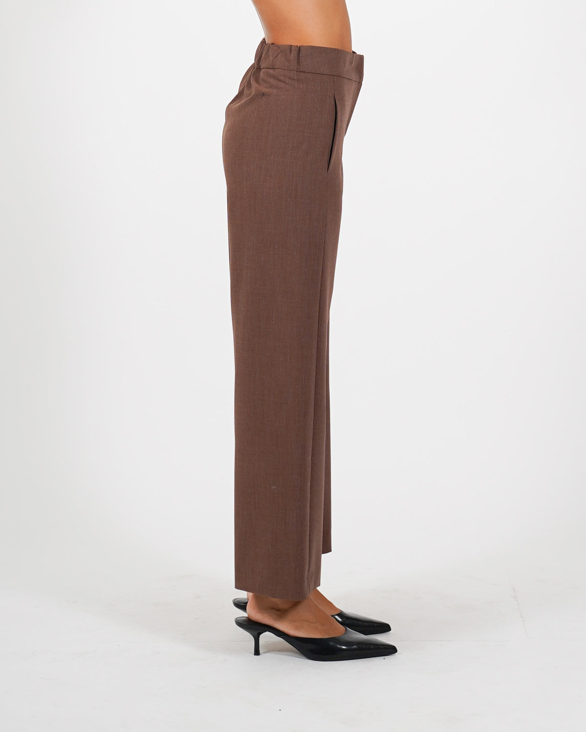 Pantaloni cropped in eco fibra - Manzano