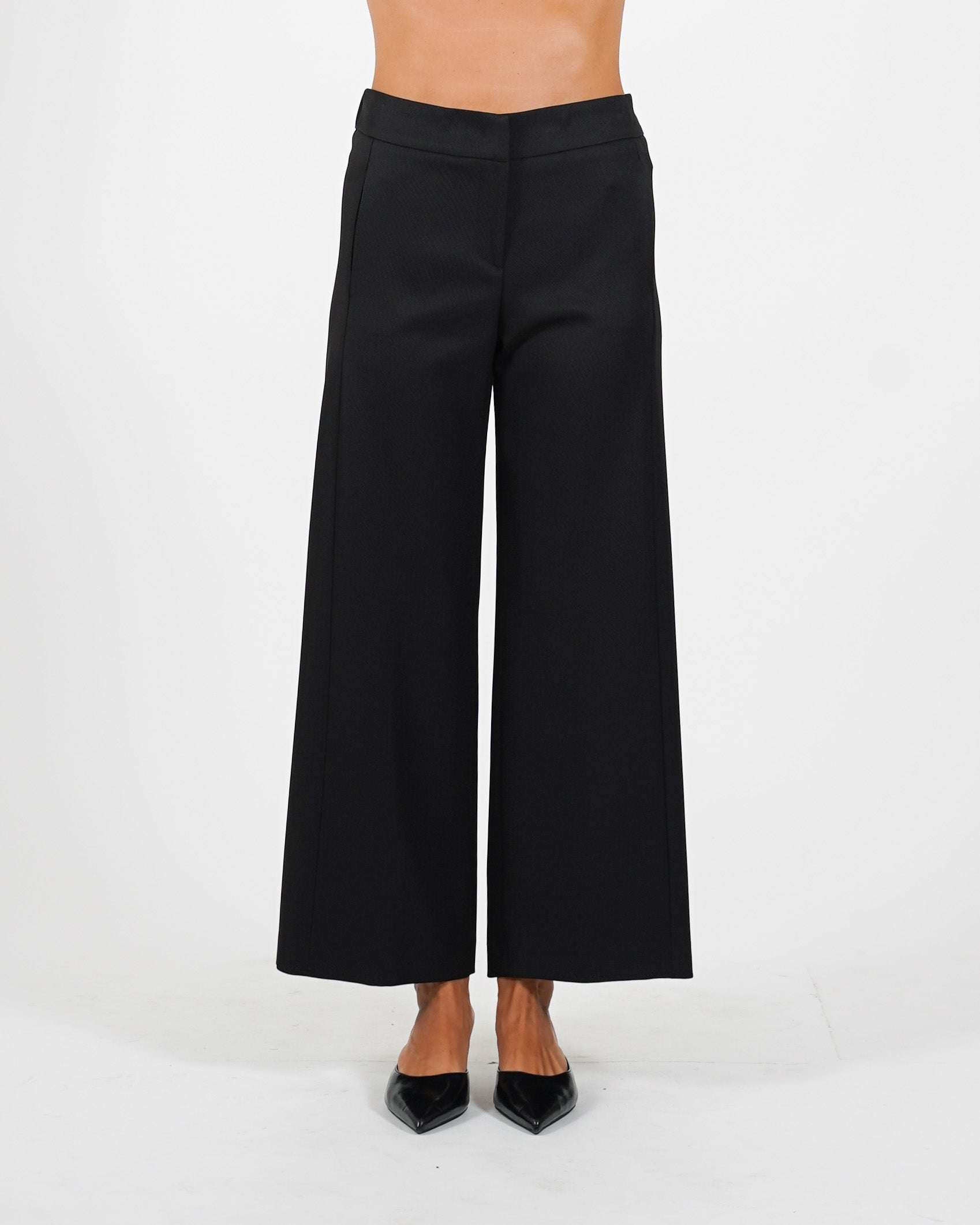 Pantaloni cropped in eco fibra - Manzano