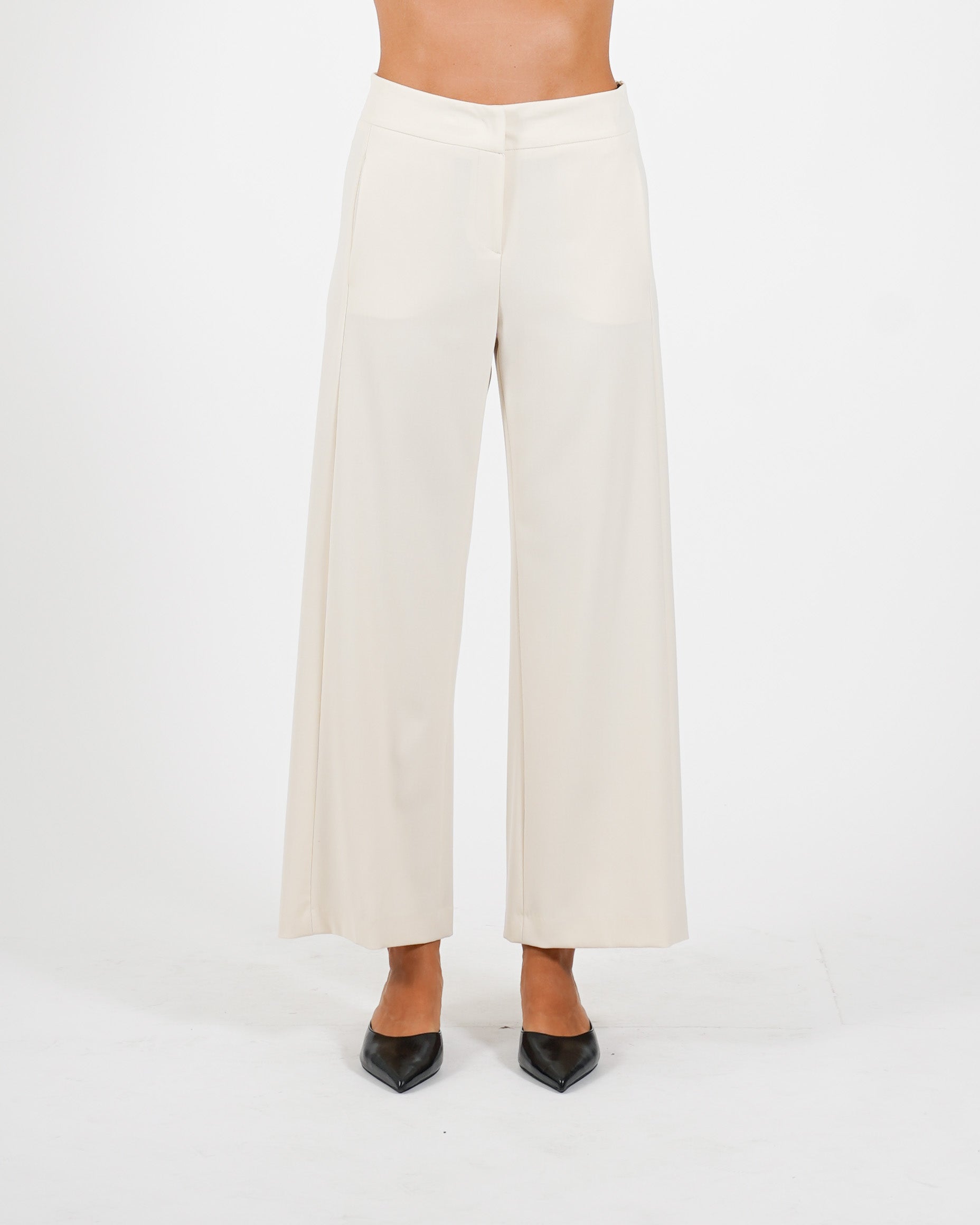 Pantaloni cropped in eco fibra - Manzano
