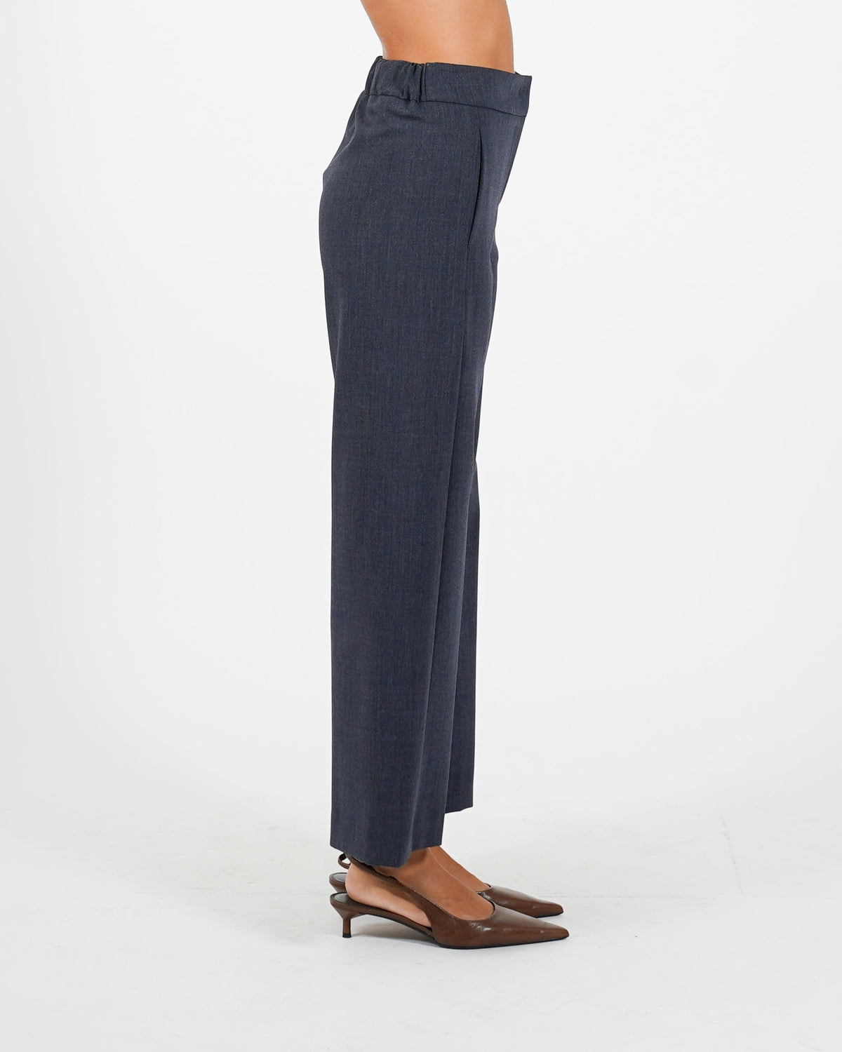 Pantaloni cropped in eco fibra - Manzano