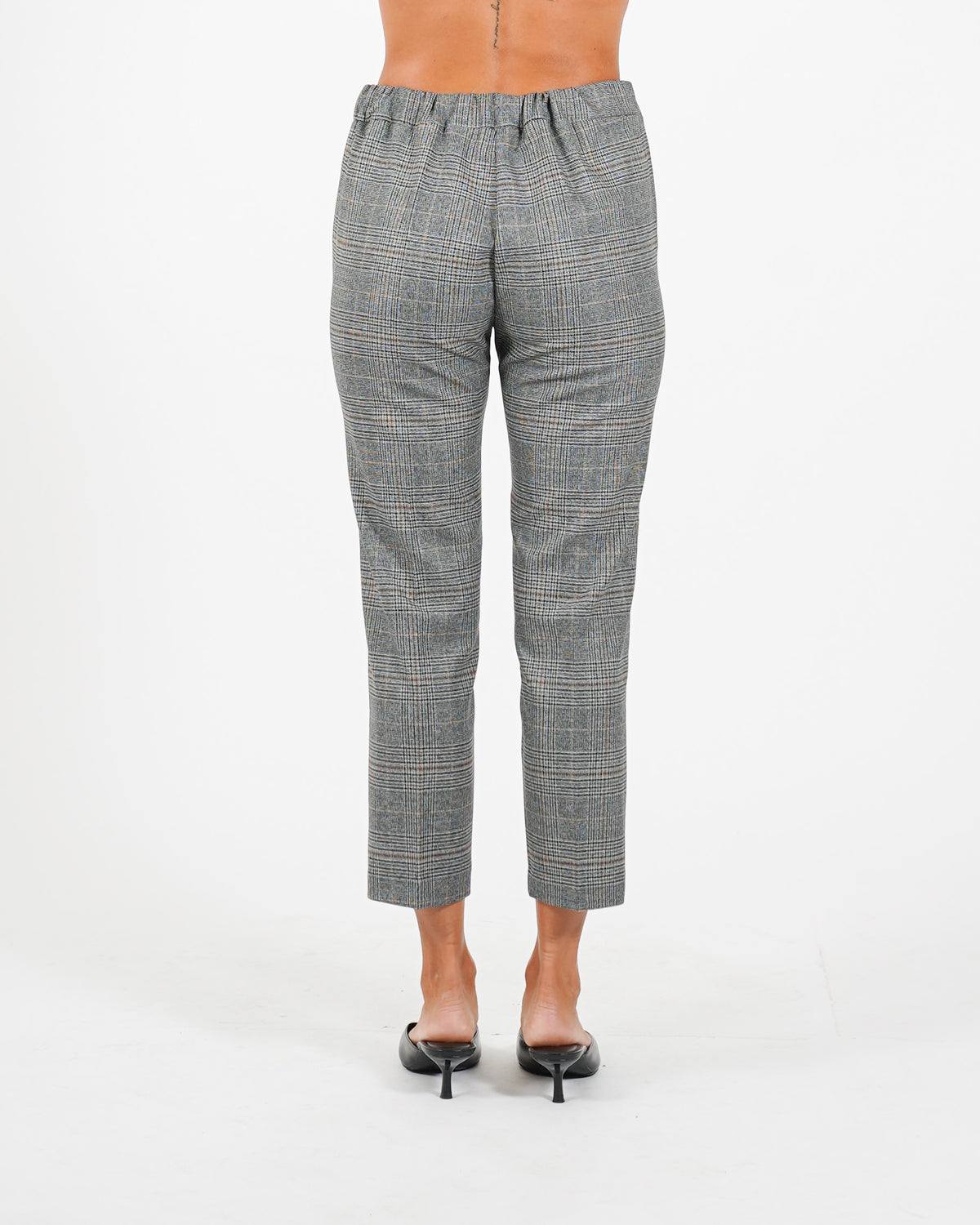 Pantaloni slim fit con elastico in fresco lana - Judas