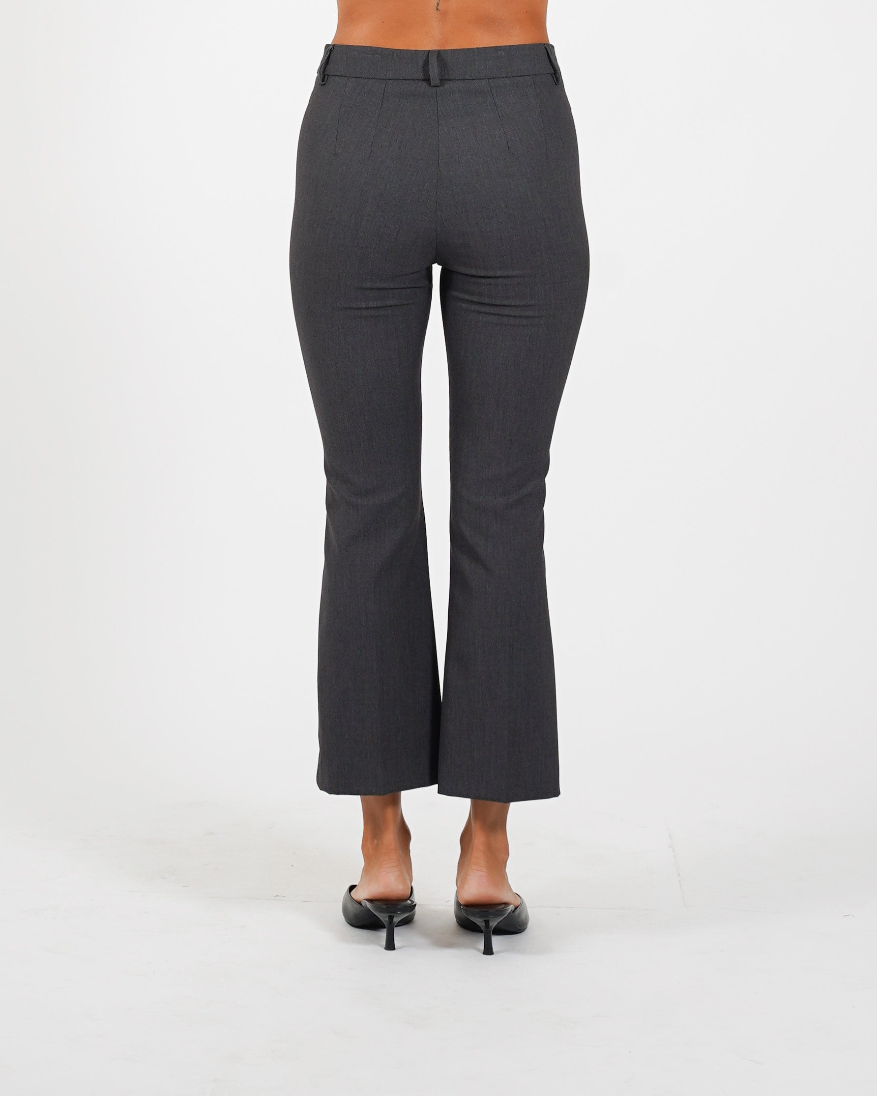 Pantaloni slim fit con bustino in fresco lana - Varsha